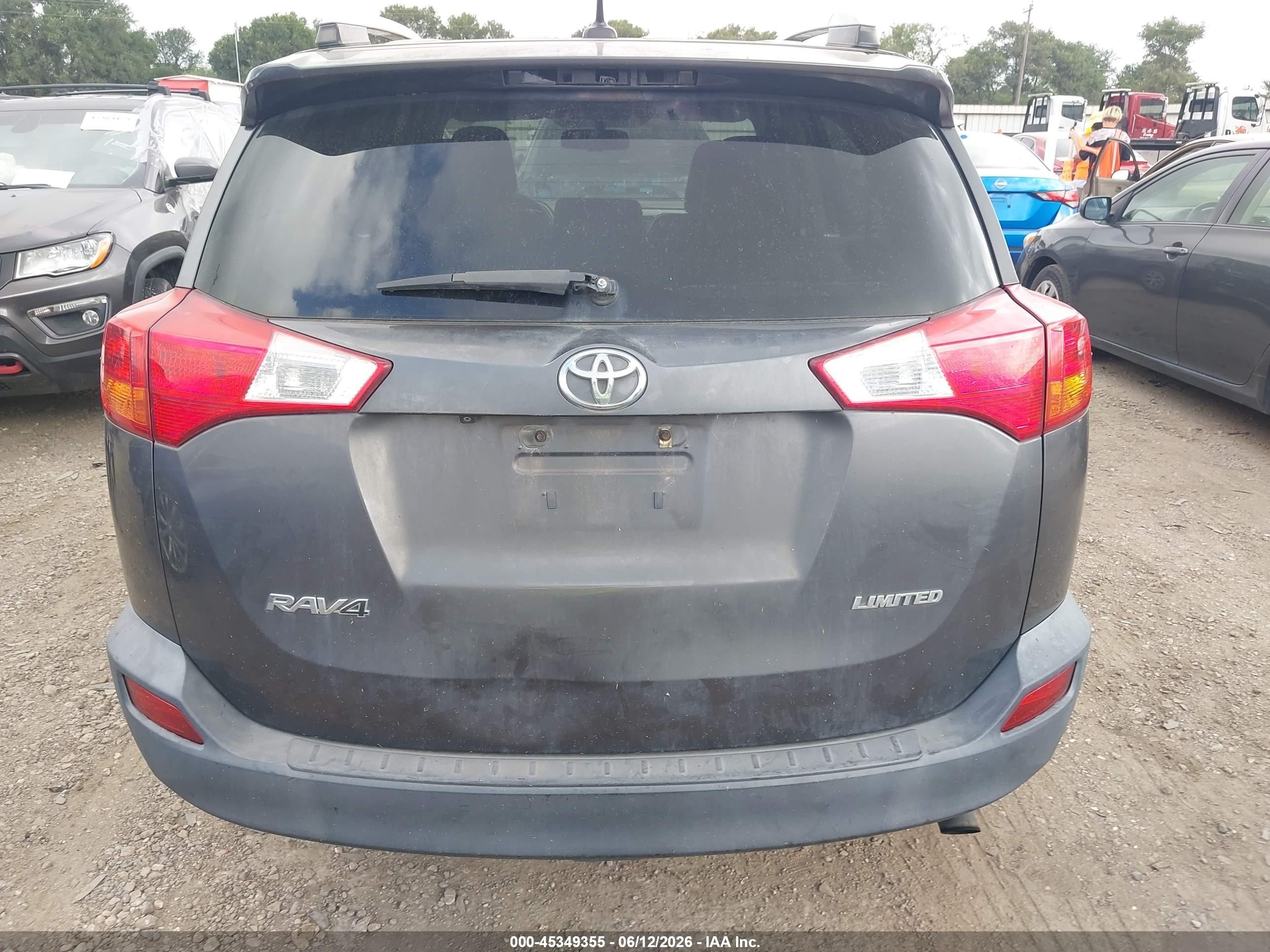 2013 Toyota Rav4 Limited Gray vin: 2T3YFREV9DW034157
