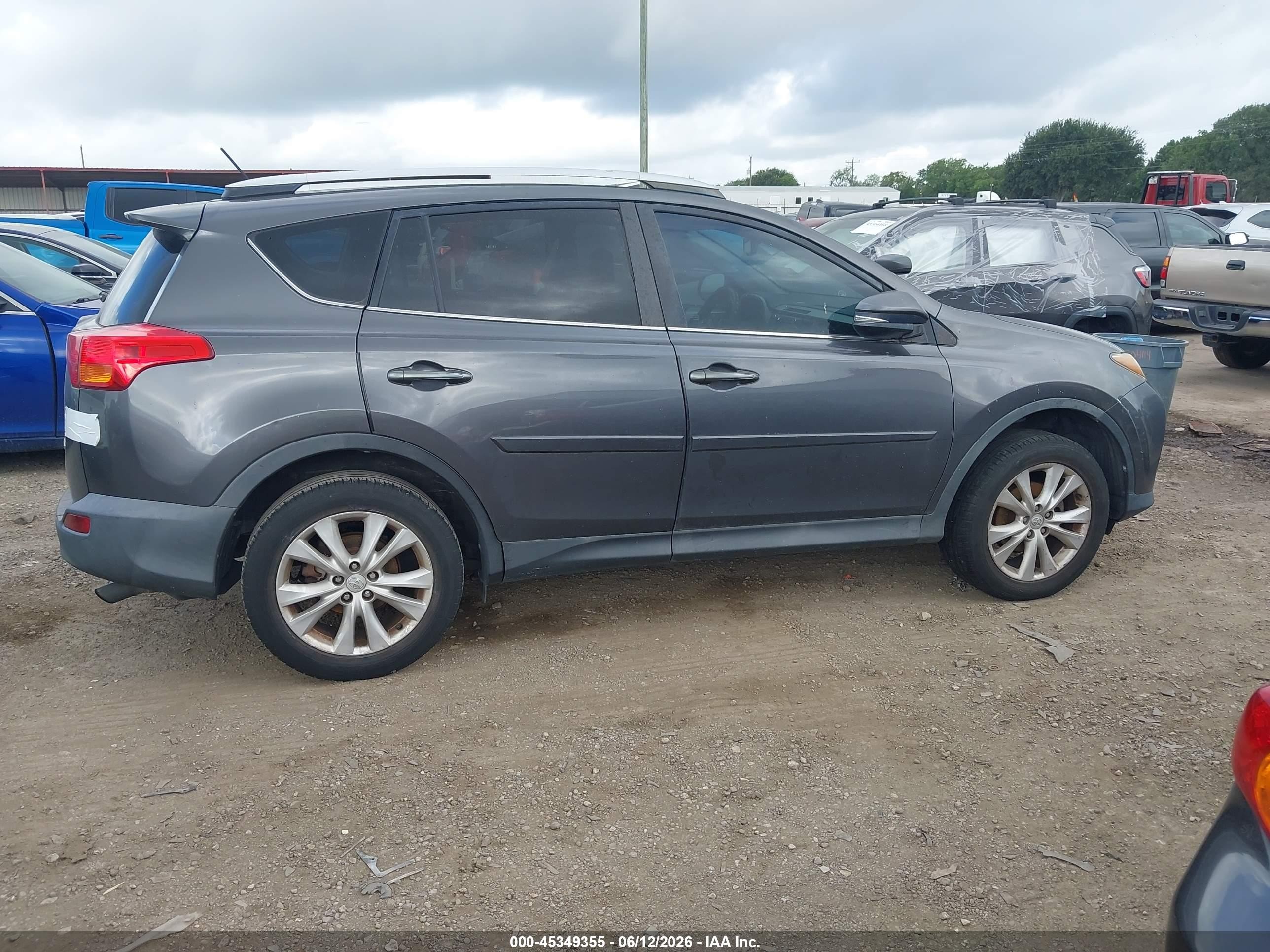 2013 Toyota Rav4 Limited Gray vin: 2T3YFREV9DW034157