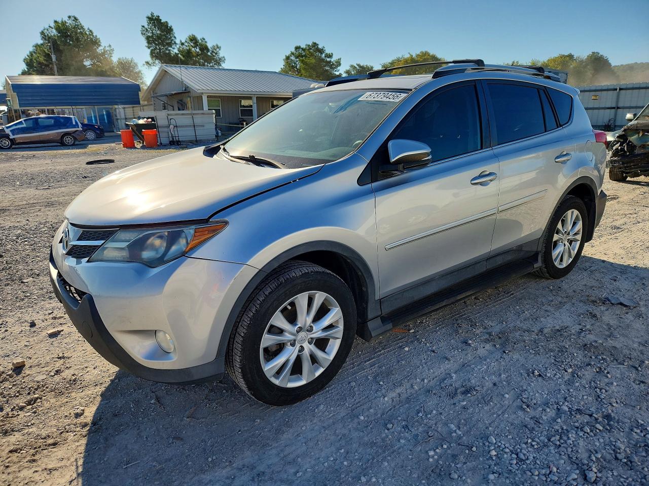 2013 Toyota Rav4 Limited Silver vin: 2T3YFREV9DW064307