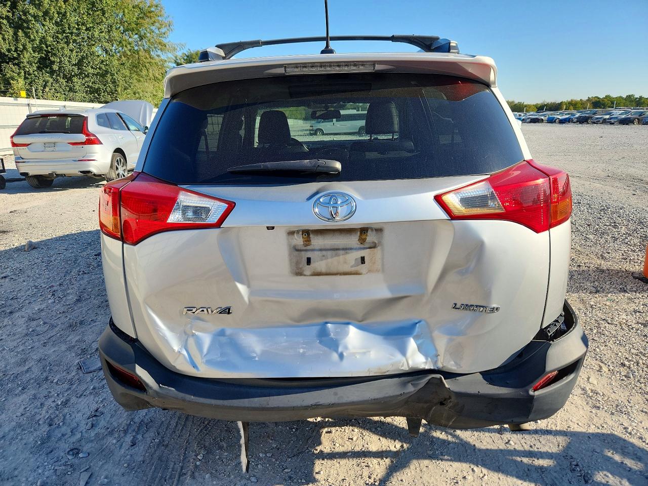 2013 Toyota Rav4 Limited Silver vin: 2T3YFREV9DW064307