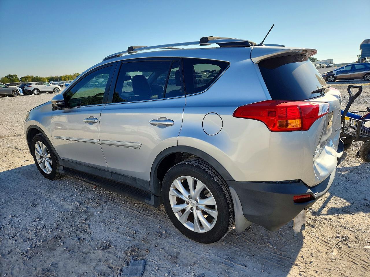 2013 Toyota Rav4 Limited Silver vin: 2T3YFREV9DW064307