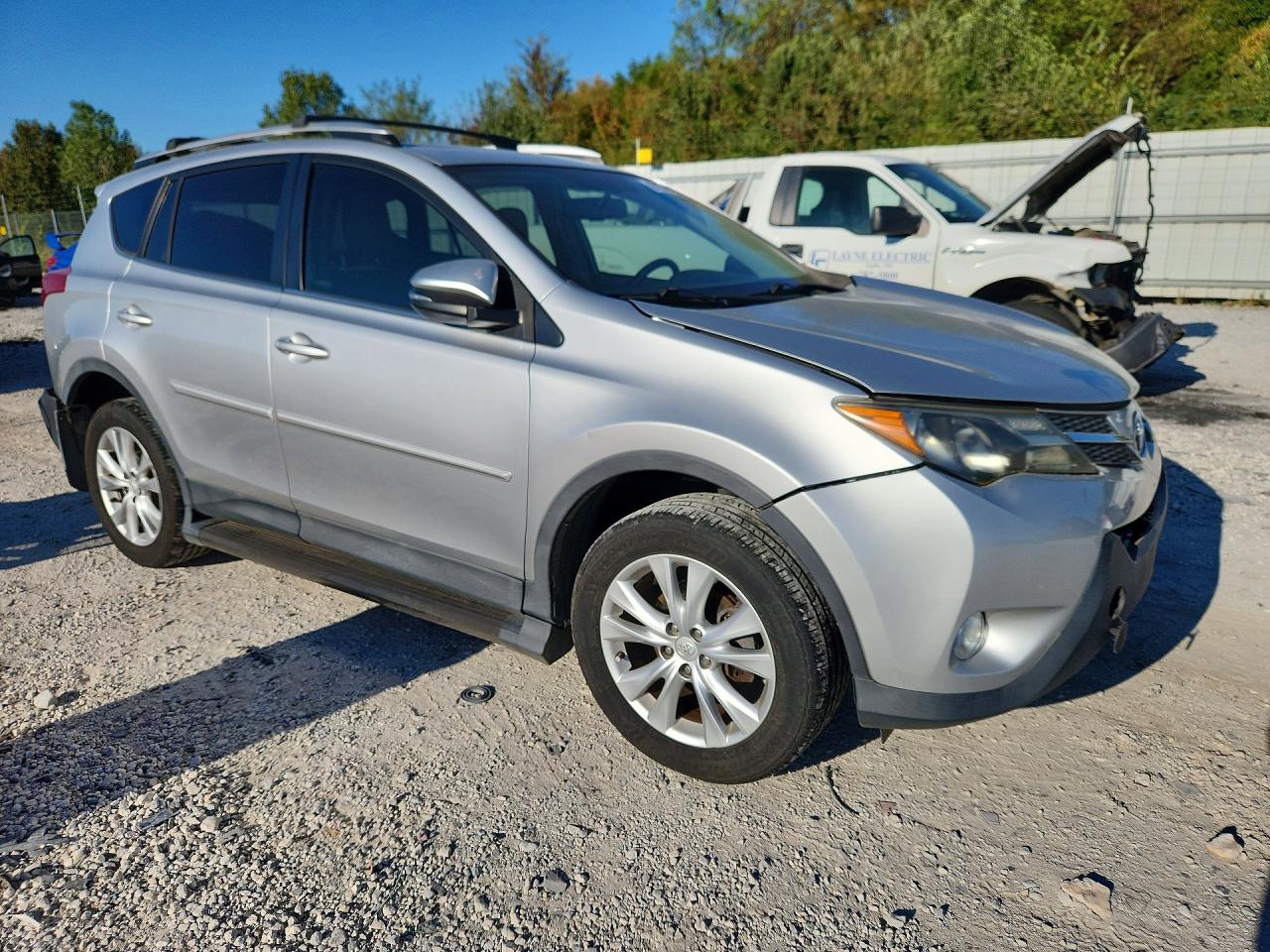2013 Toyota Rav4 Limited Silver vin: 2T3YFREV9DW064307