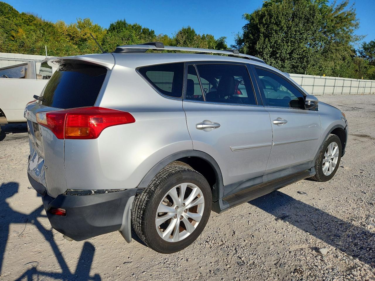 2013 Toyota Rav4 Limited Silver vin: 2T3YFREV9DW064307