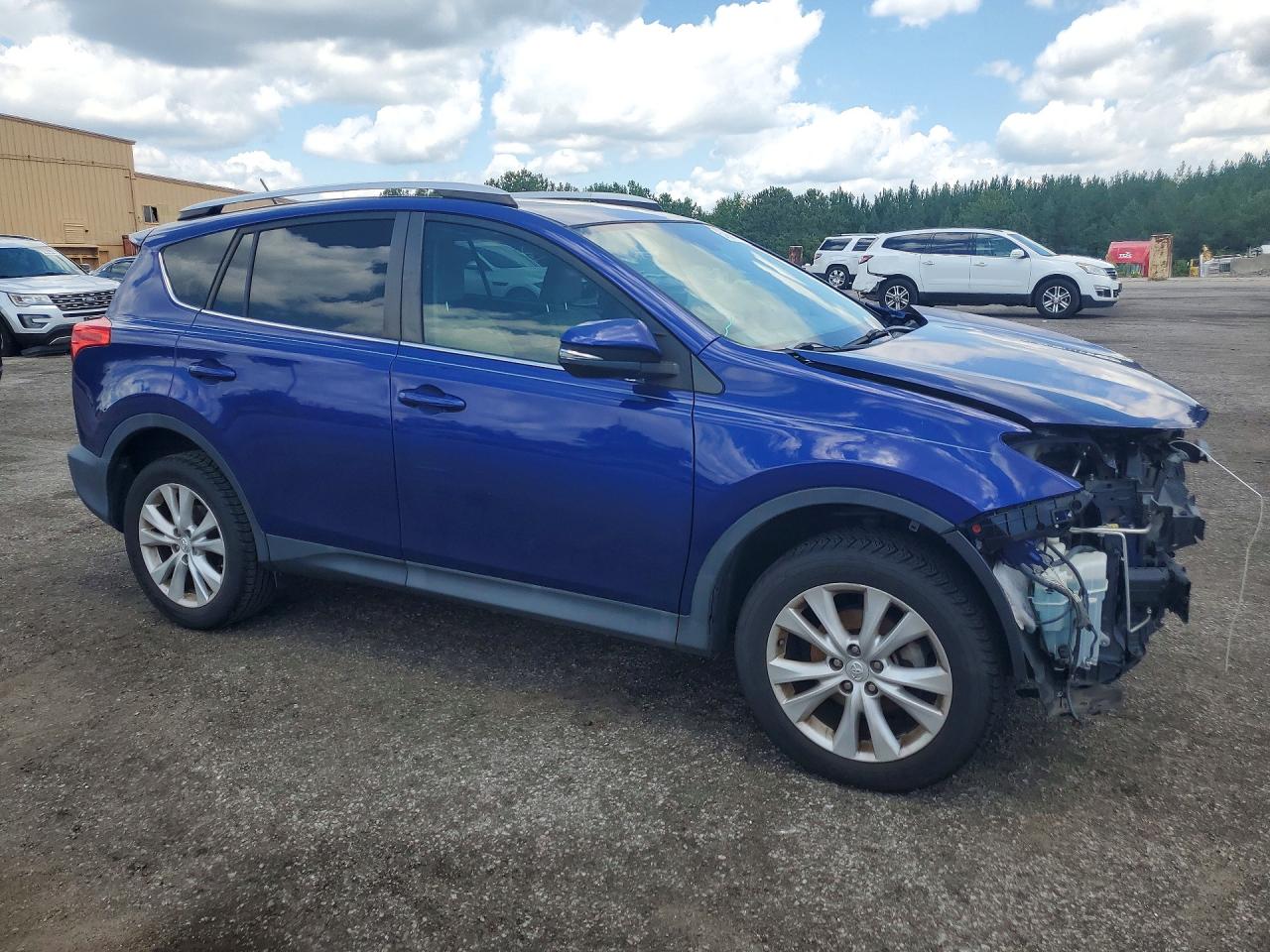 2014 Toyota Rav4 Limited Blue vin: 2T3YFREV9EW093744