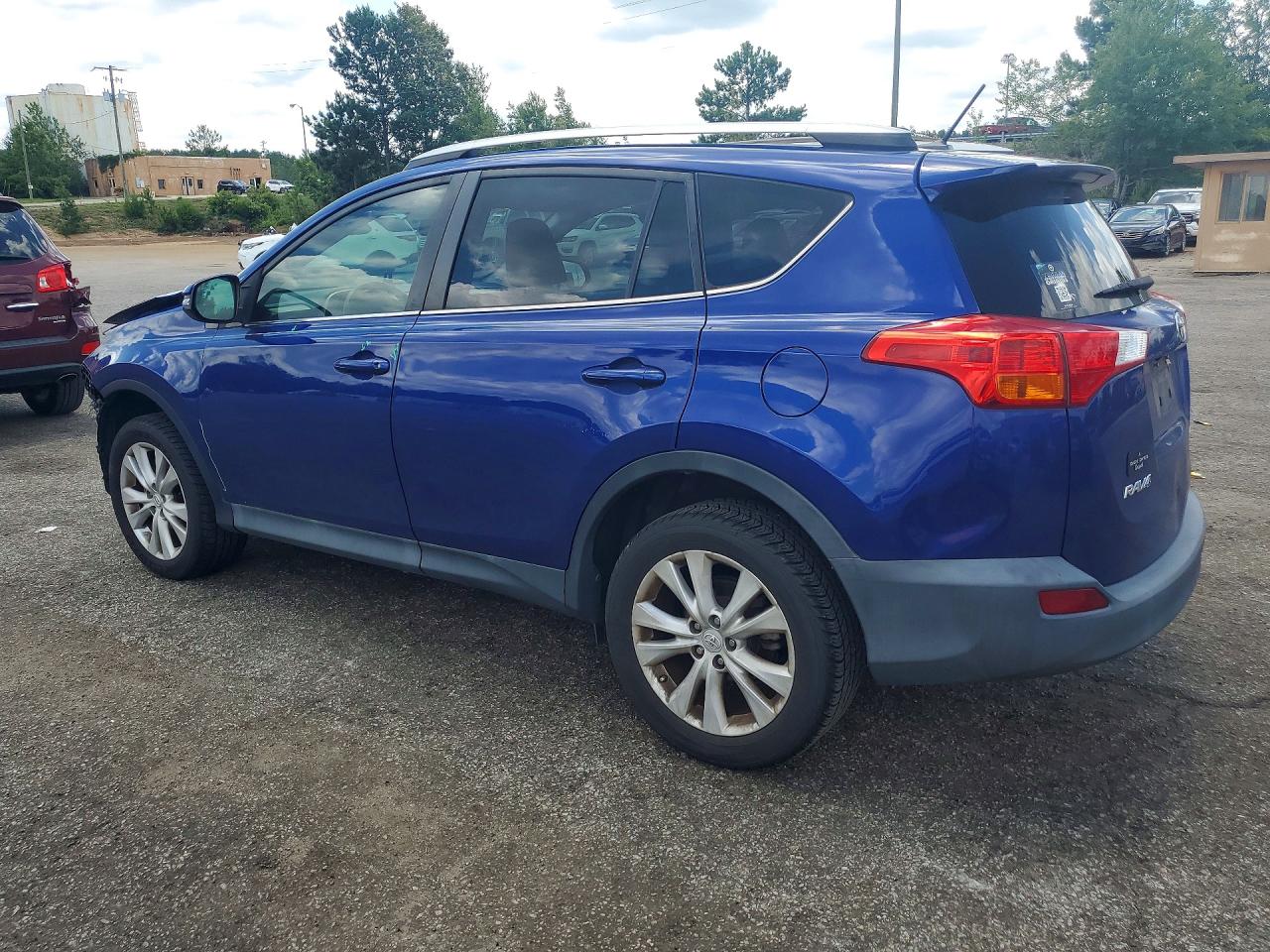 2014 Toyota Rav4 Limited Blue vin: 2T3YFREV9EW093744