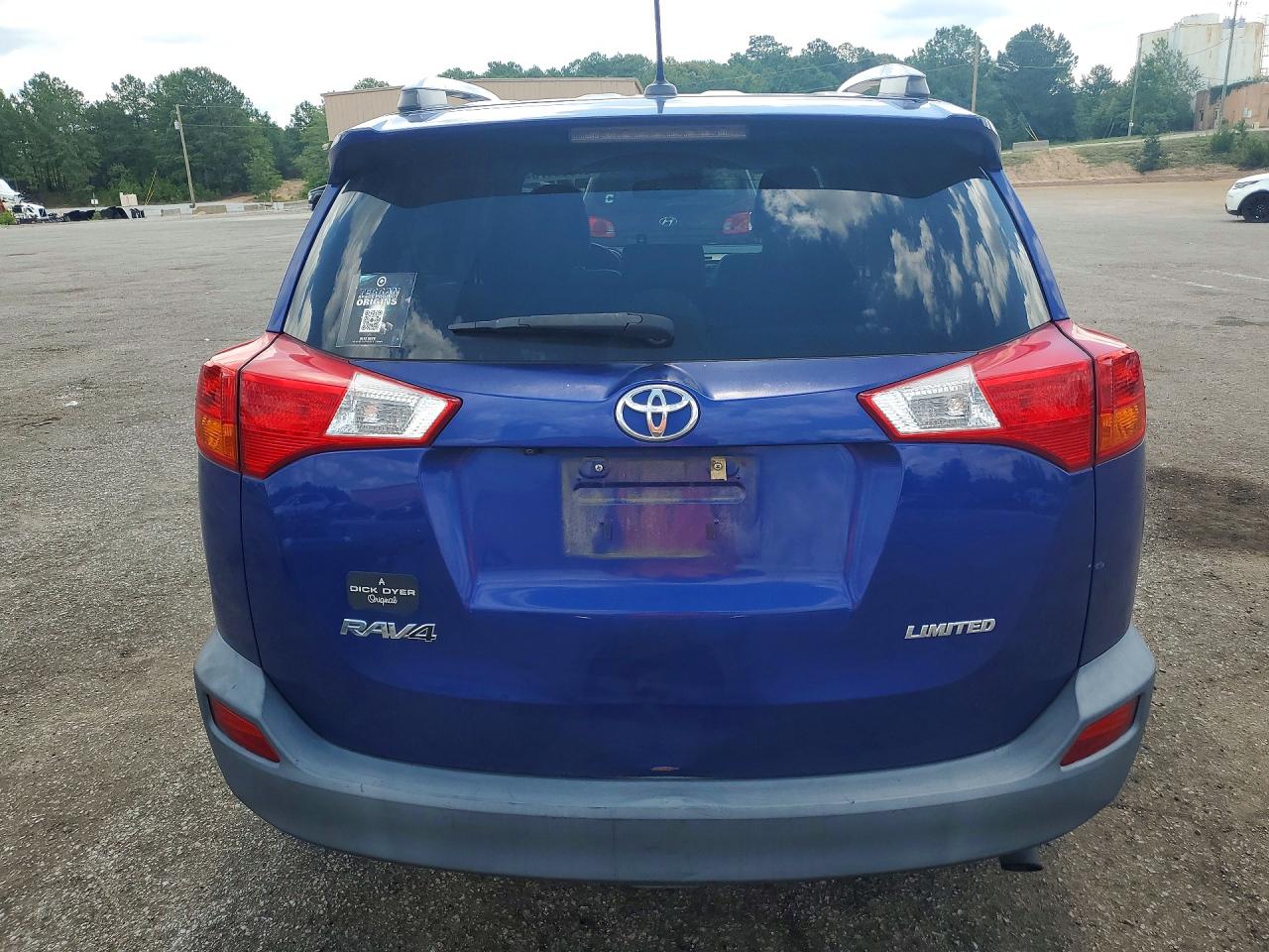 2014 Toyota Rav4 Limited Blue vin: 2T3YFREV9EW093744
