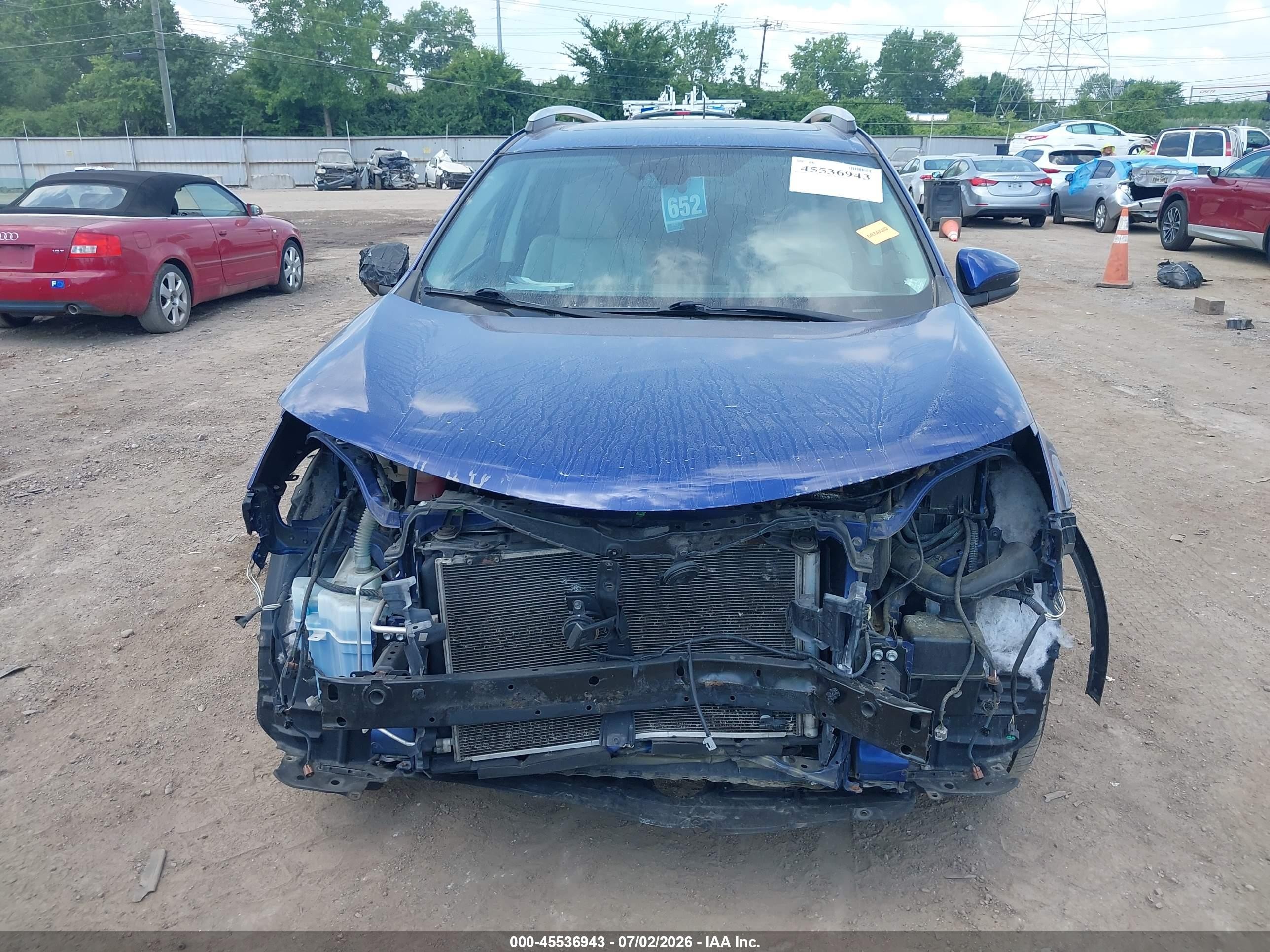 2014 Toyota Rav4 Limited Blue vin: 2T3YFREV9EW095011