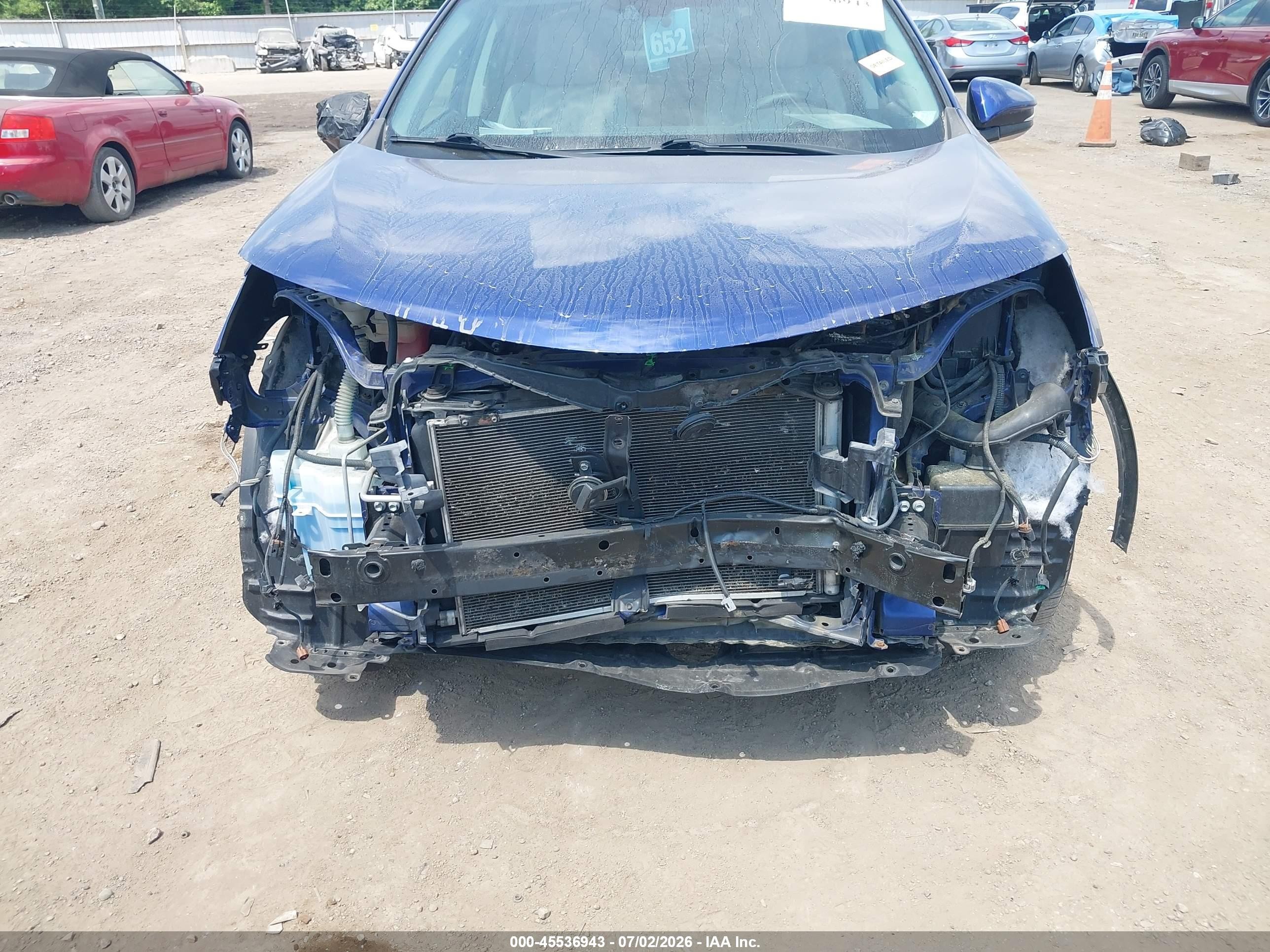 2014 Toyota Rav4 Limited Blue vin: 2T3YFREV9EW095011