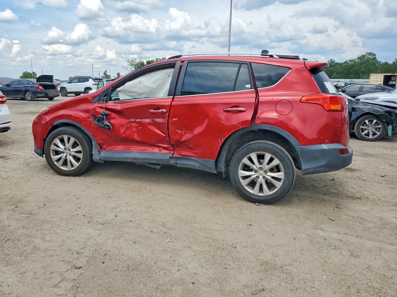 2014 Toyota Rav4 Limited Красный vin: 2T3YFREV9EW097485