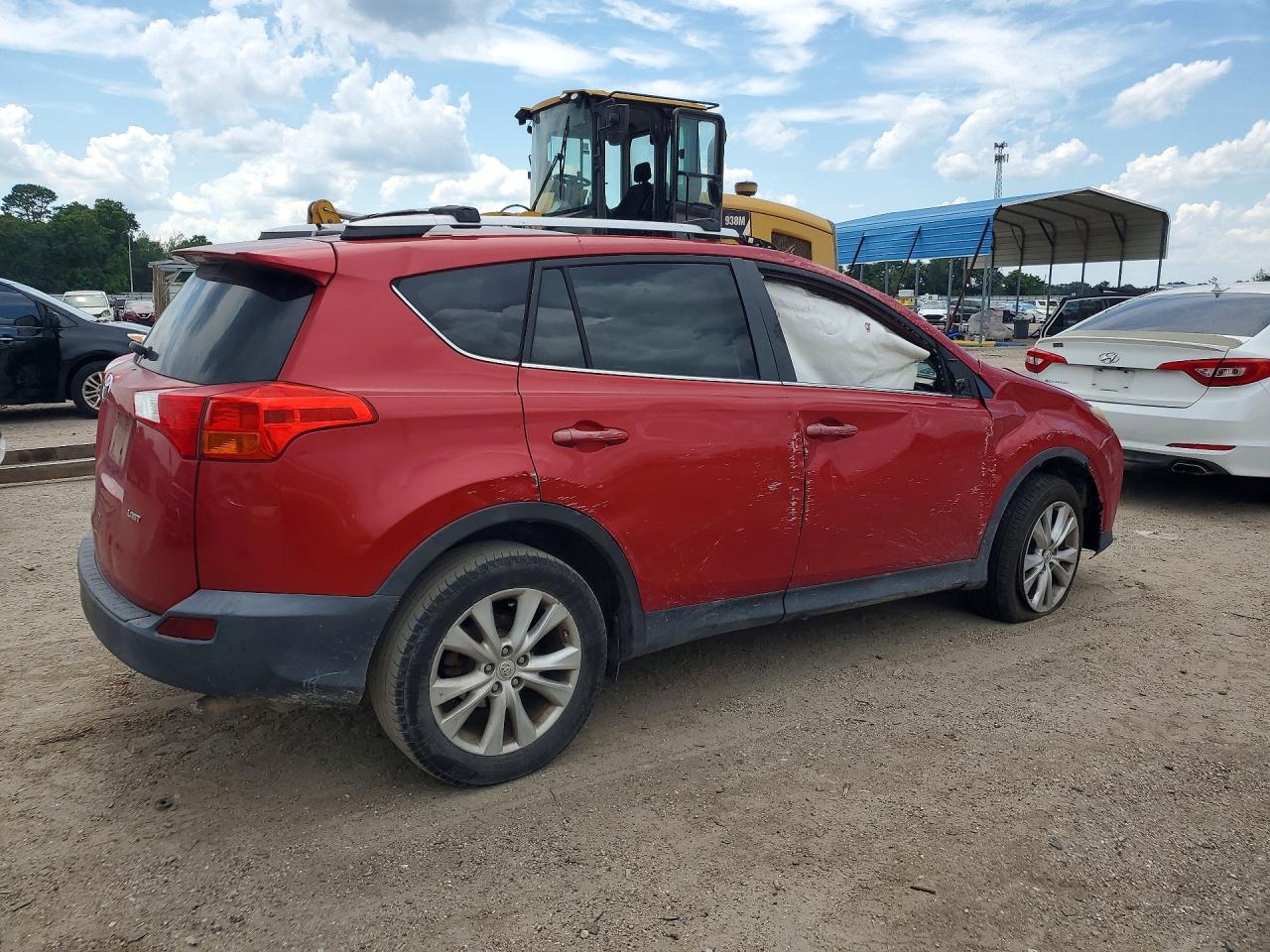 2014 Toyota Rav4 Limited Красный vin: 2T3YFREV9EW097485