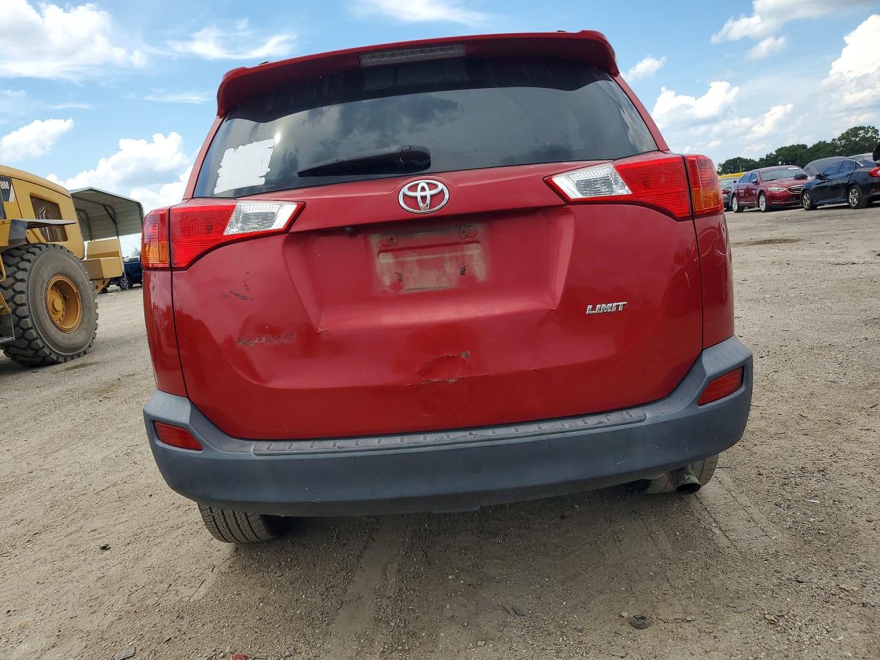 2014 Toyota Rav4 Limited Красный vin: 2T3YFREV9EW097485