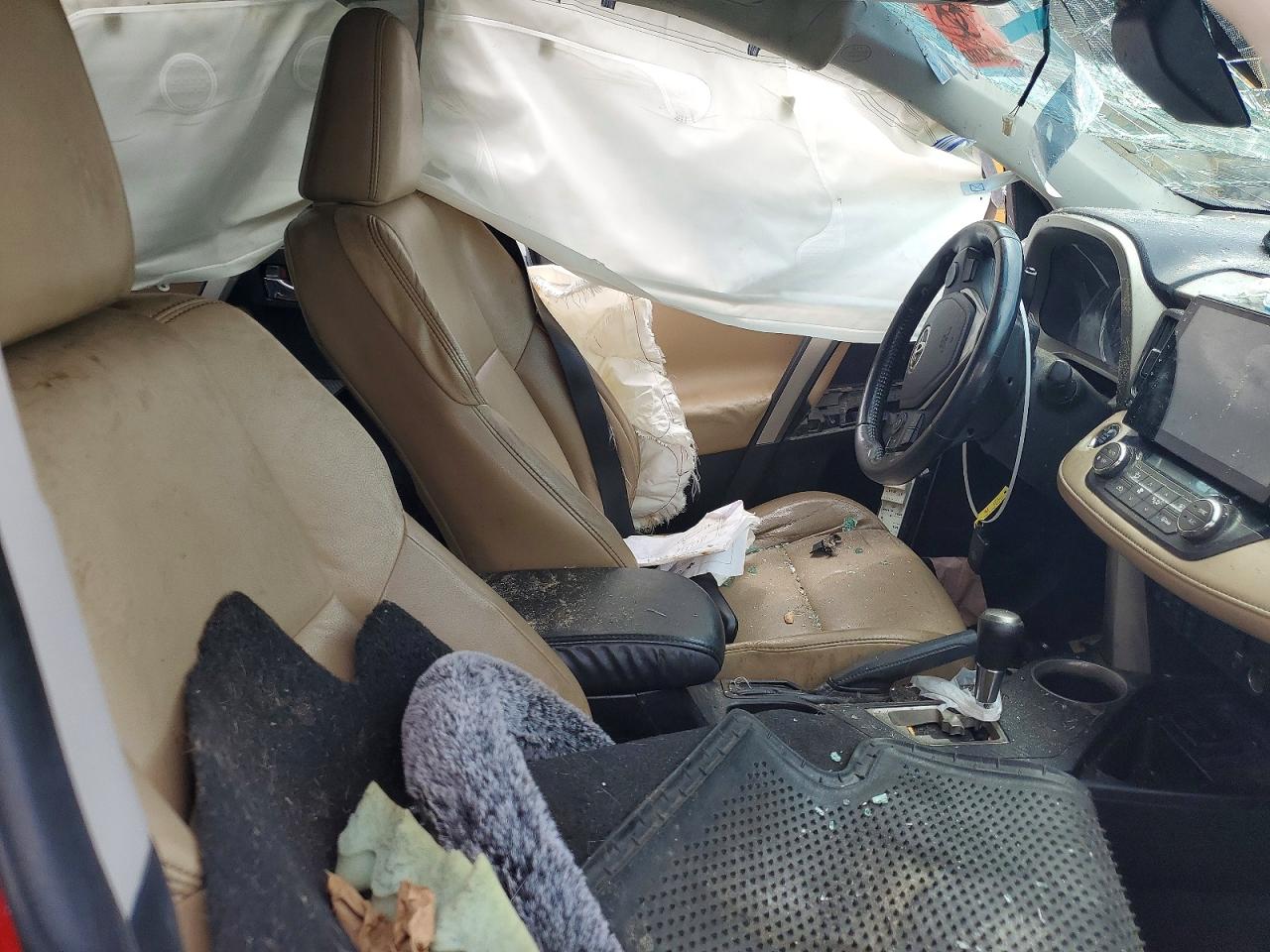 2014 Toyota Rav4 Limited Красный vin: 2T3YFREV9EW097485