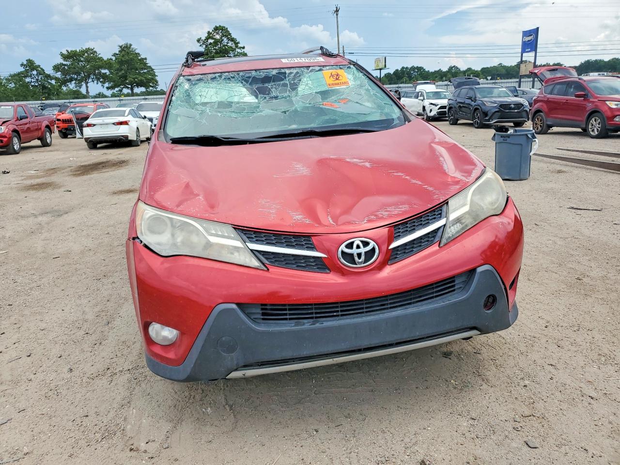 2014 Toyota Rav4 Limited Красный vin: 2T3YFREV9EW097485