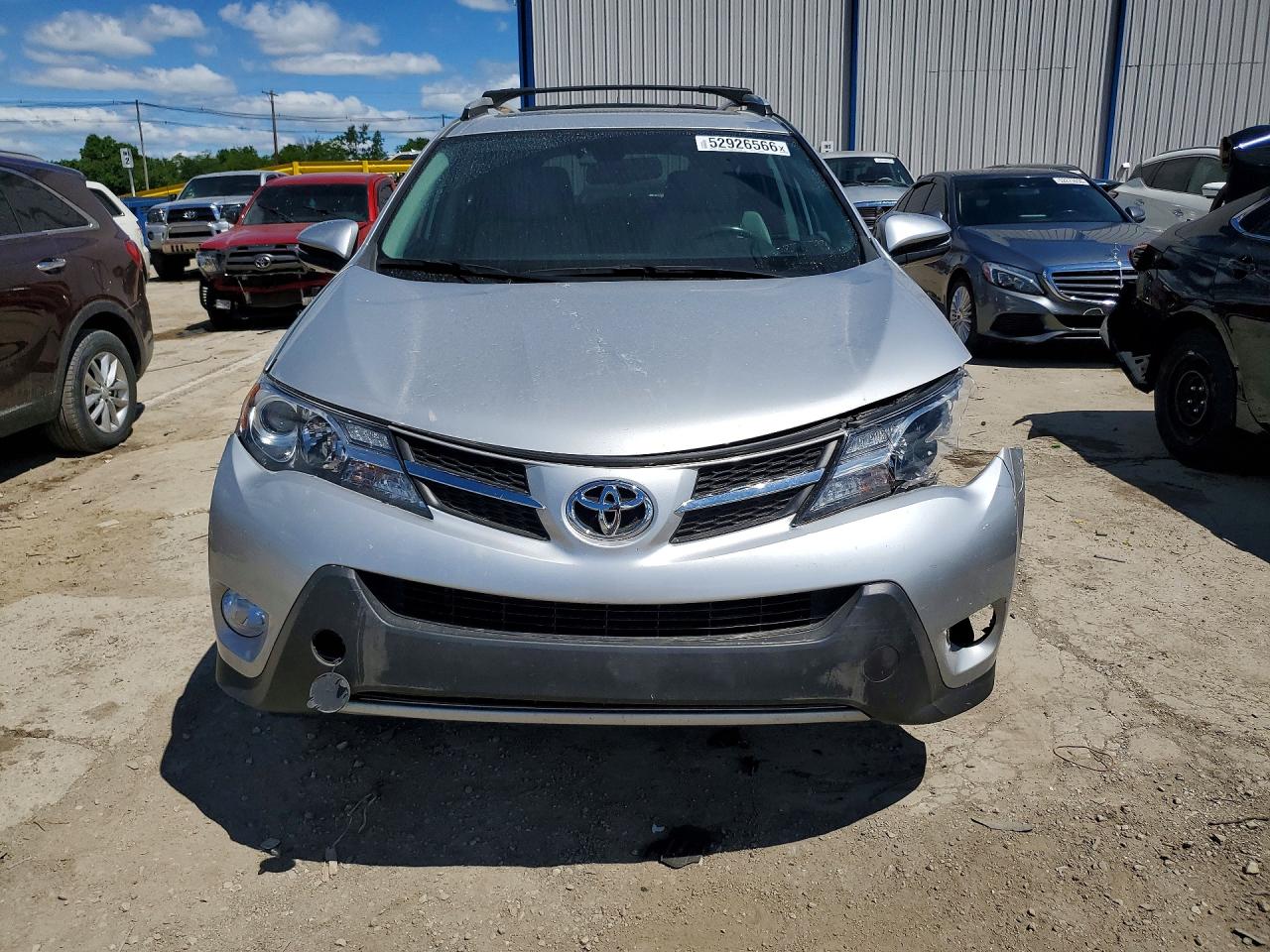 2014 Toyota Rav4 Limited Silver vin: 2T3YFREV9EW098121