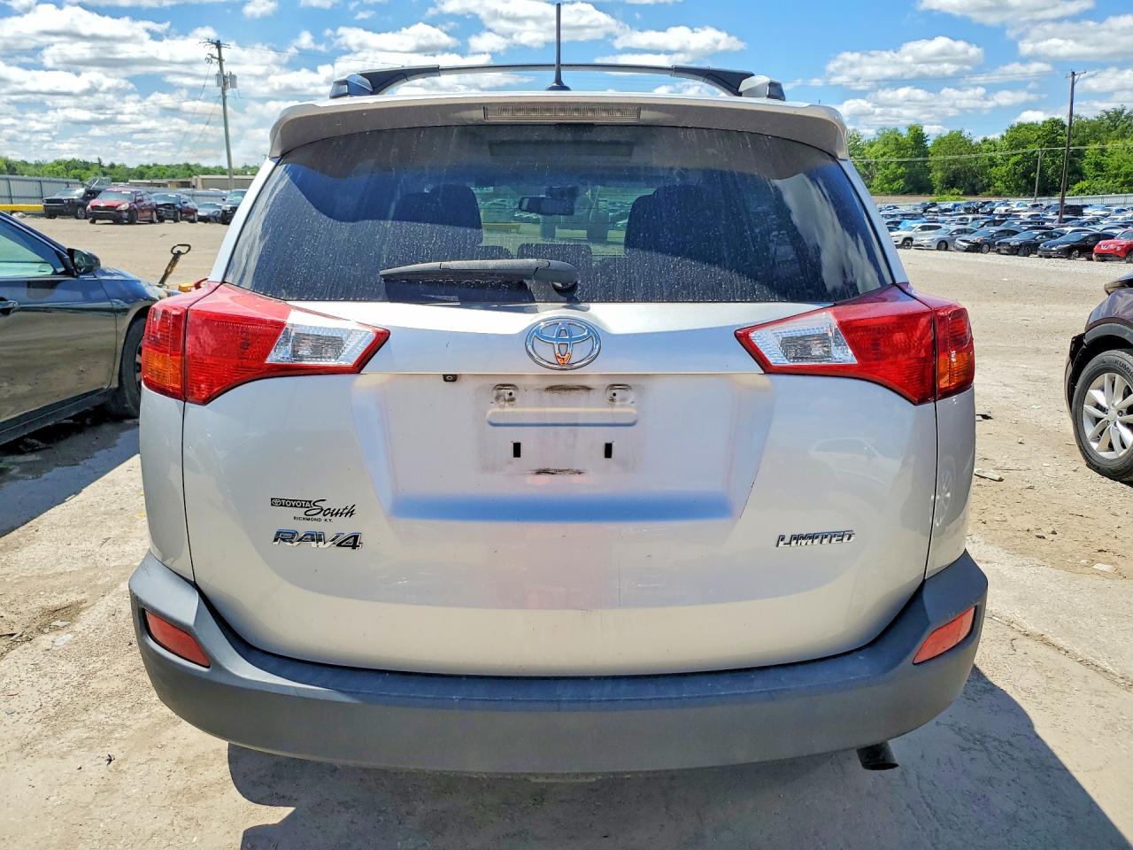 2014 Toyota Rav4 Limited Silver vin: 2T3YFREV9EW098121