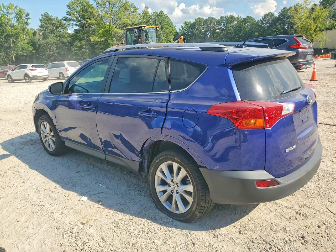 2014 Toyota Rav4 Limited Blue vin: 2T3YFREV9EW098510