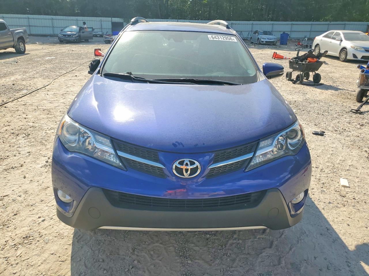 2014 Toyota Rav4 Limited Blue vin: 2T3YFREV9EW098510
