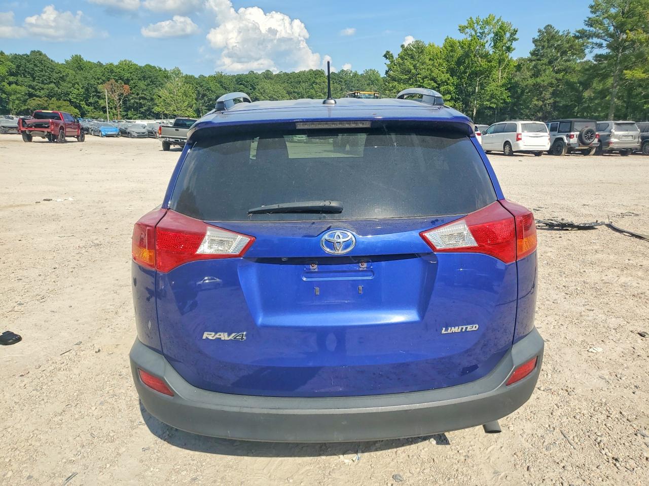 2014 Toyota Rav4 Limited Blue vin: 2T3YFREV9EW098510