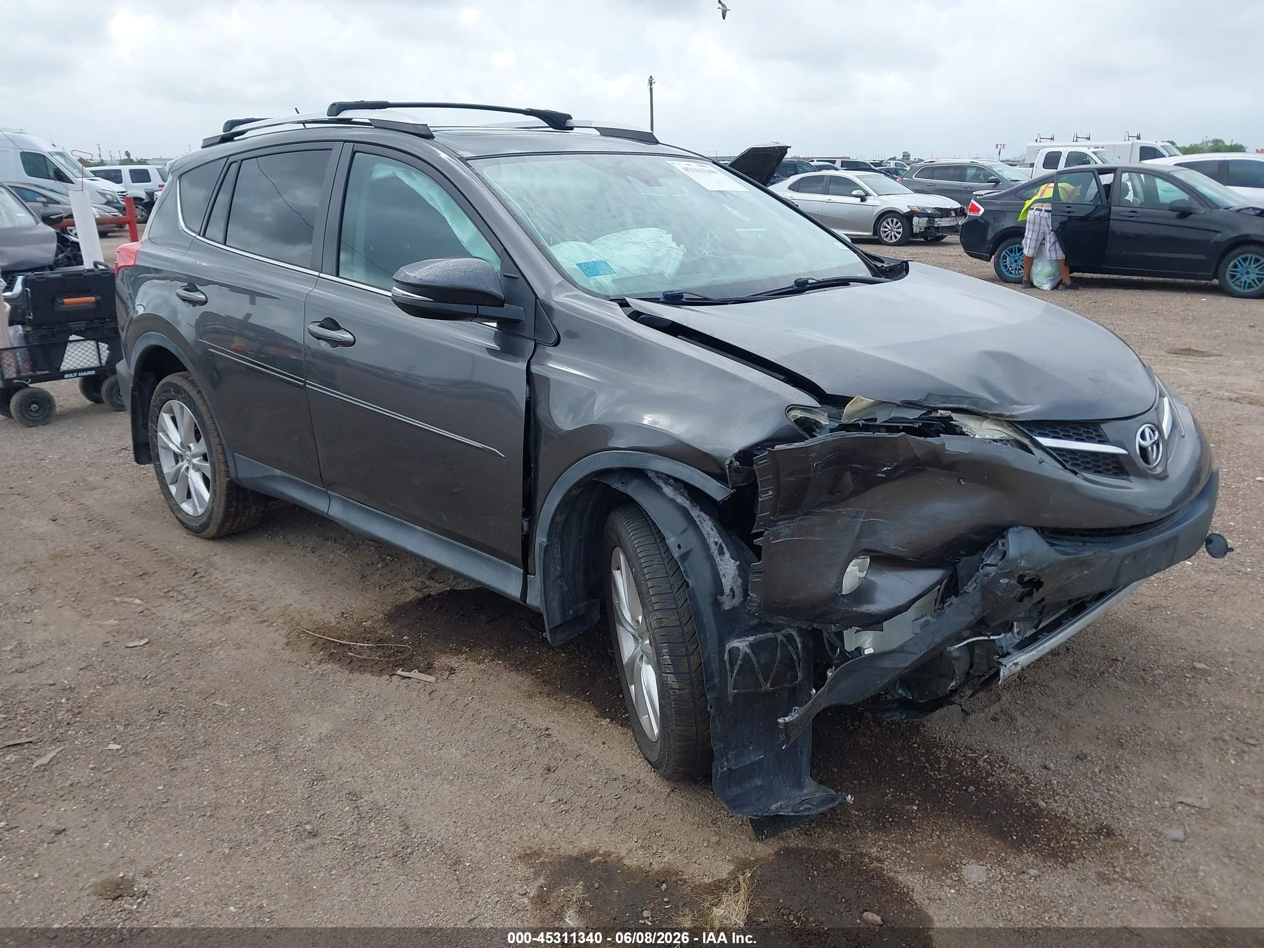 2014 Toyota Rav4 Limited Gray vin: 2T3YFREV9EW100787