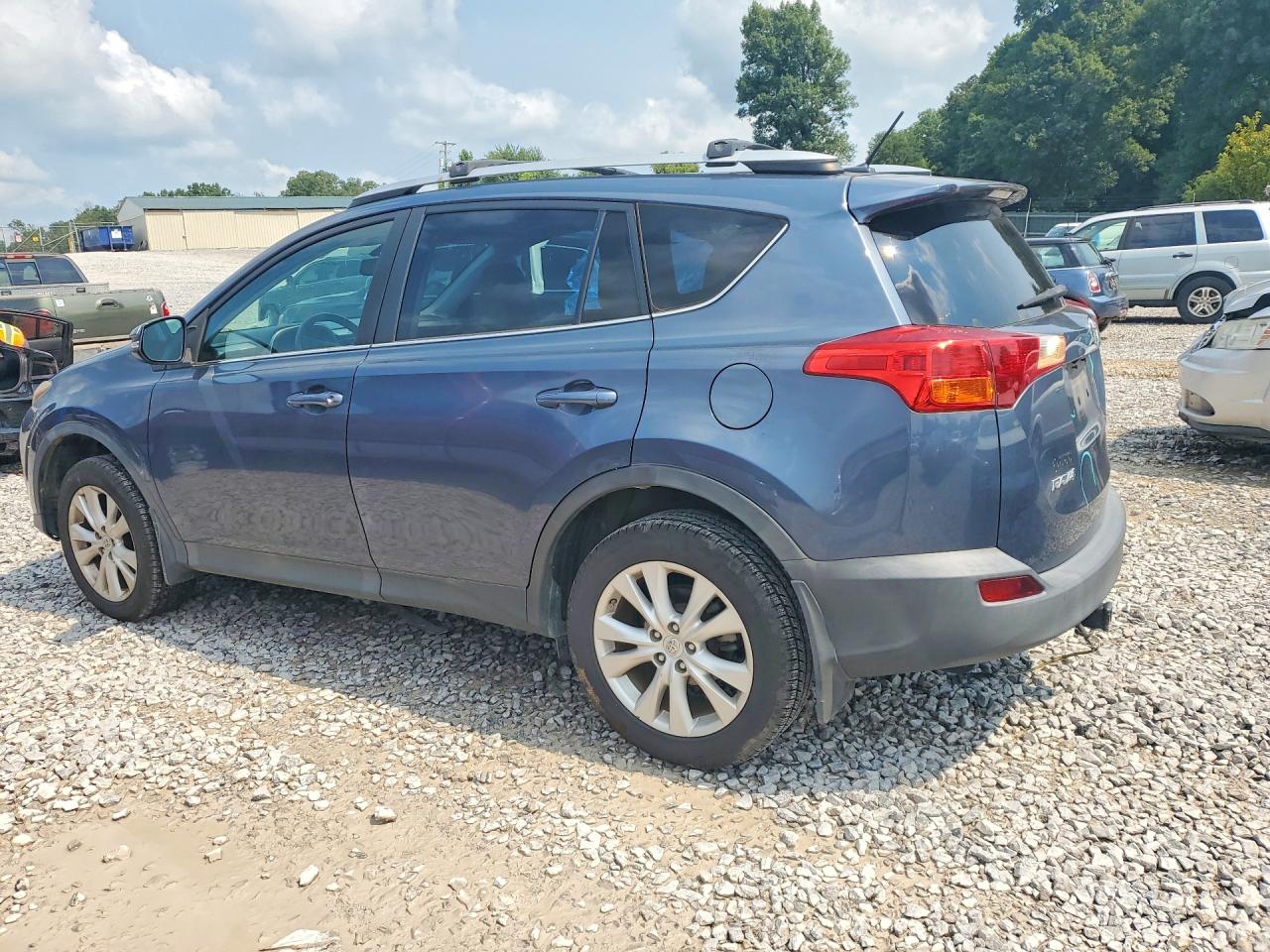 2014 Toyota Rav4 Limited Blue vin: 2T3YFREV9EW119291