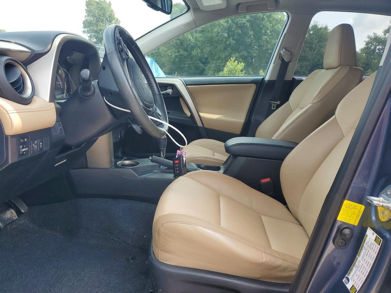 2014 Toyota Rav4 Limited Blue vin: 2T3YFREV9EW119291