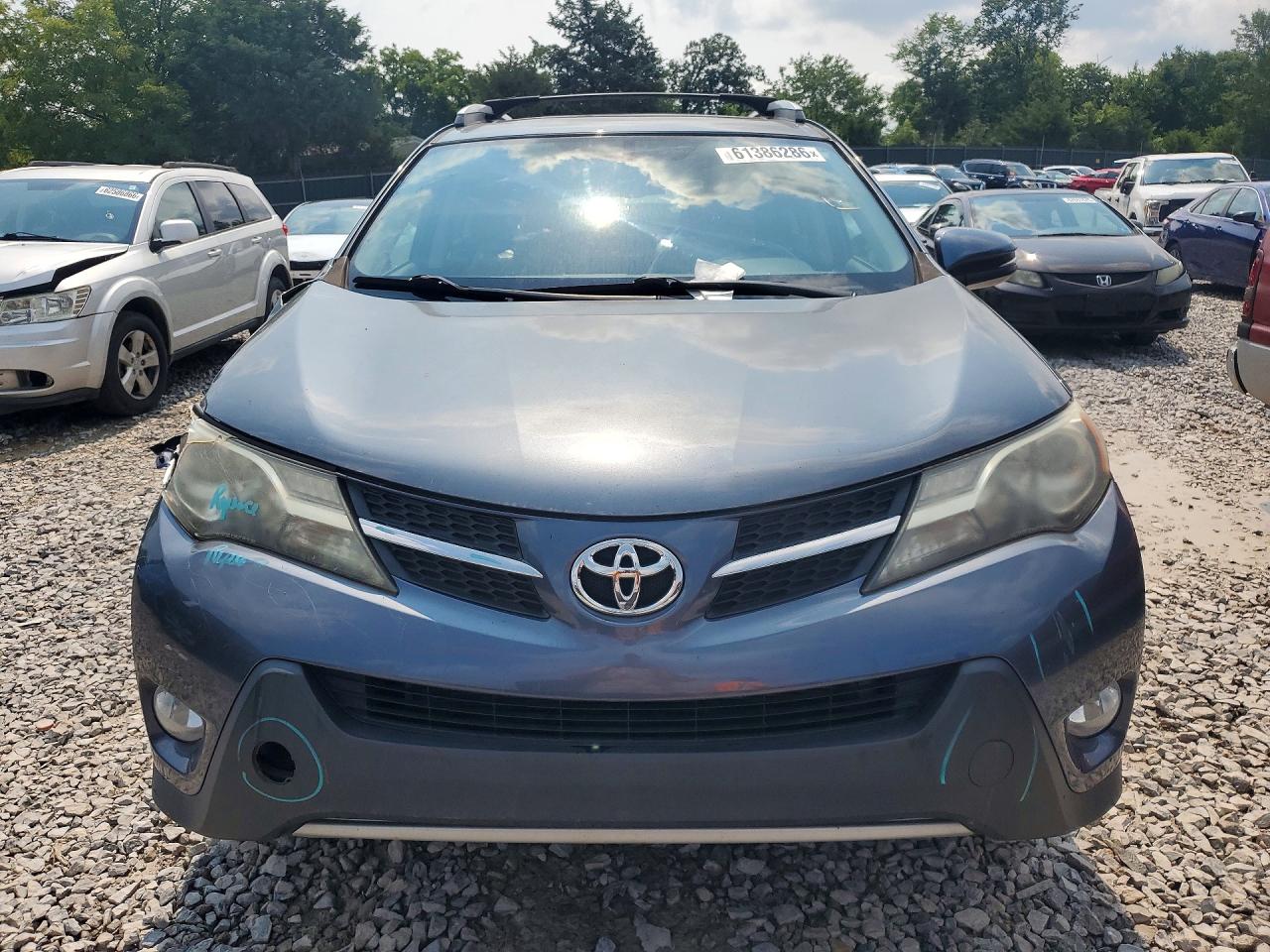 2014 Toyota Rav4 Limited Blue vin: 2T3YFREV9EW119291