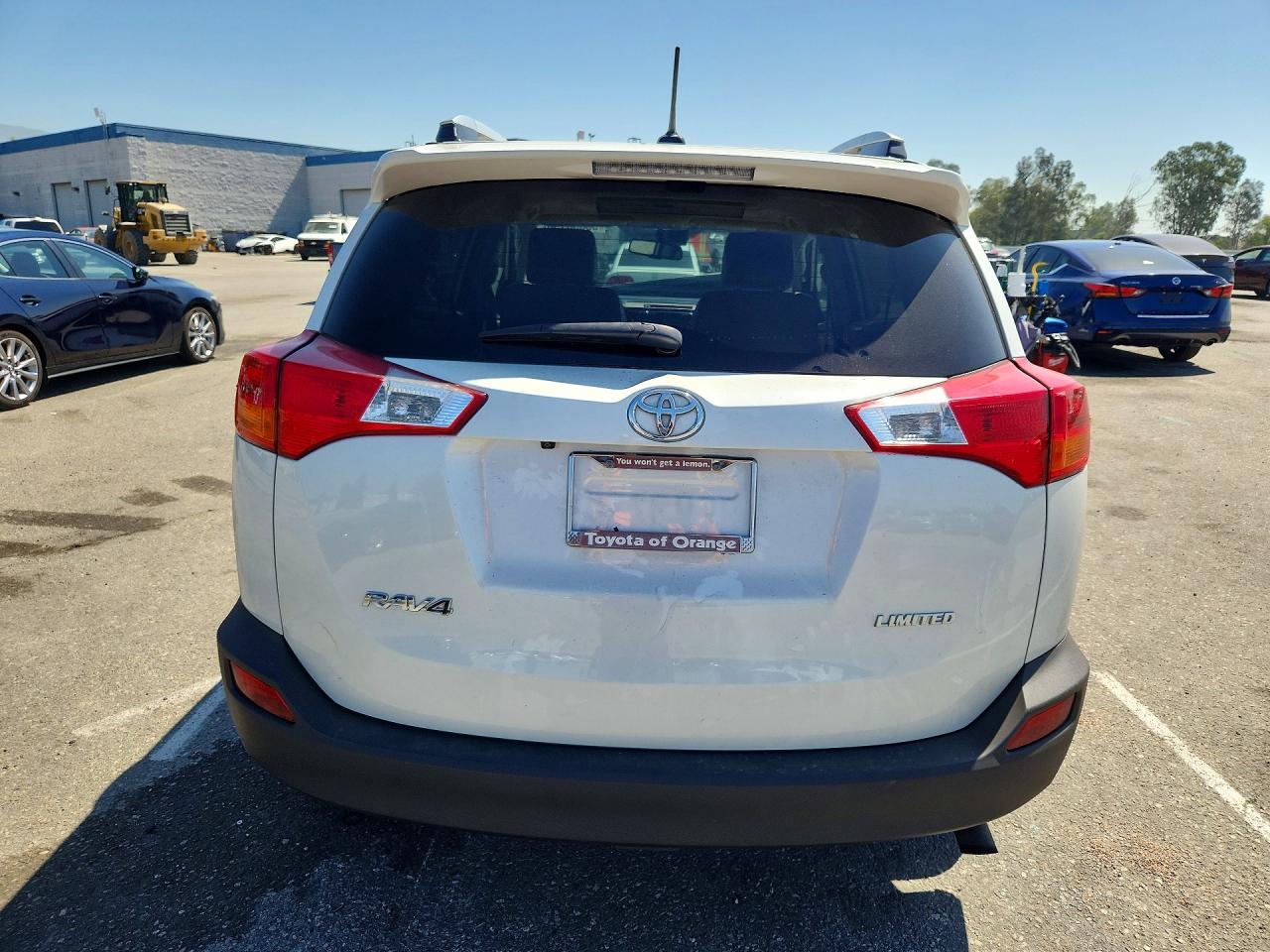 2015 Toyota Rav4 Limited White vin: 2T3YFREV9FW138263