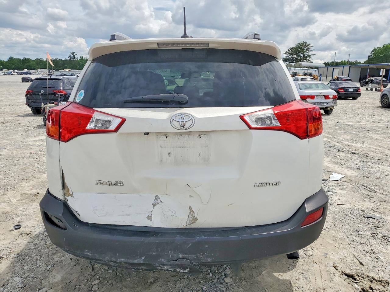 2015 Toyota Rav4 Limited White vin: 2T3YFREV9FW197247