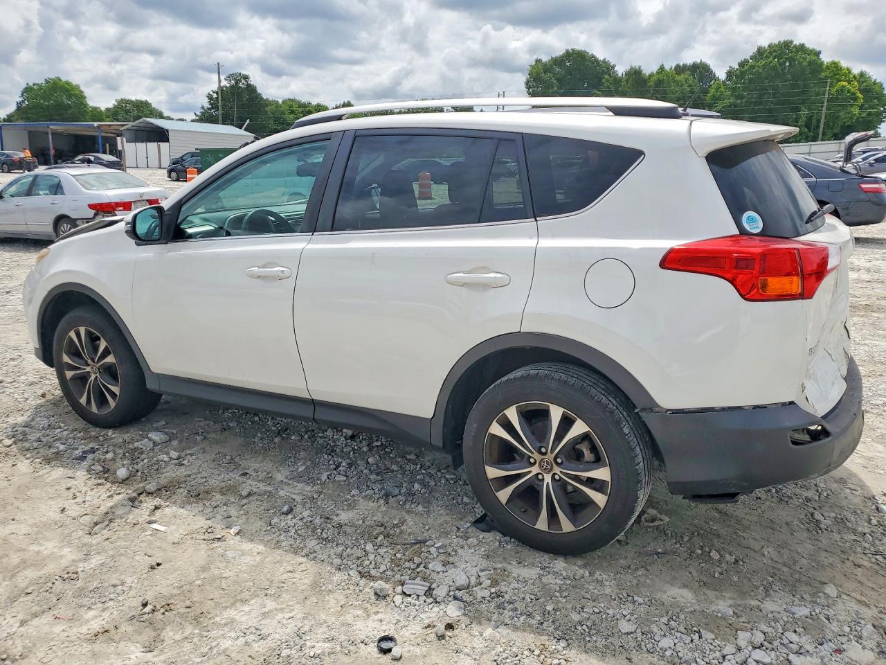 2015 Toyota Rav4 Limited White vin: 2T3YFREV9FW197247