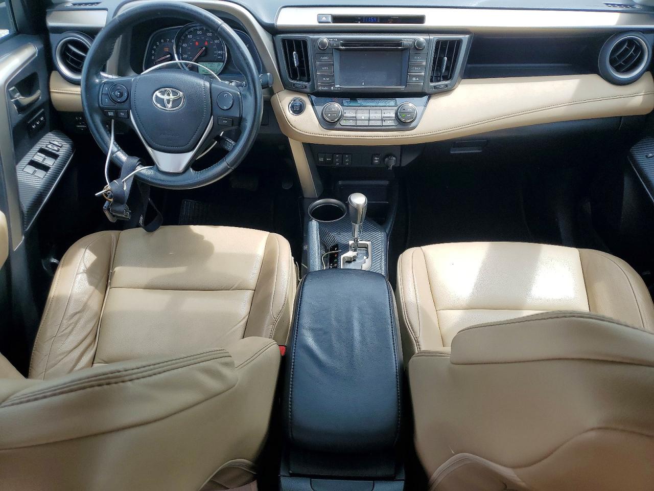 2015 Toyota Rav4 Limited White vin: 2T3YFREV9FW197247