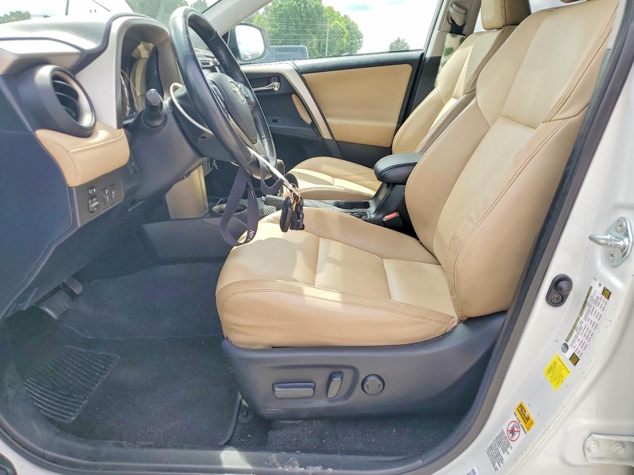 2015 Toyota Rav4 Limited White vin: 2T3YFREV9FW197247
