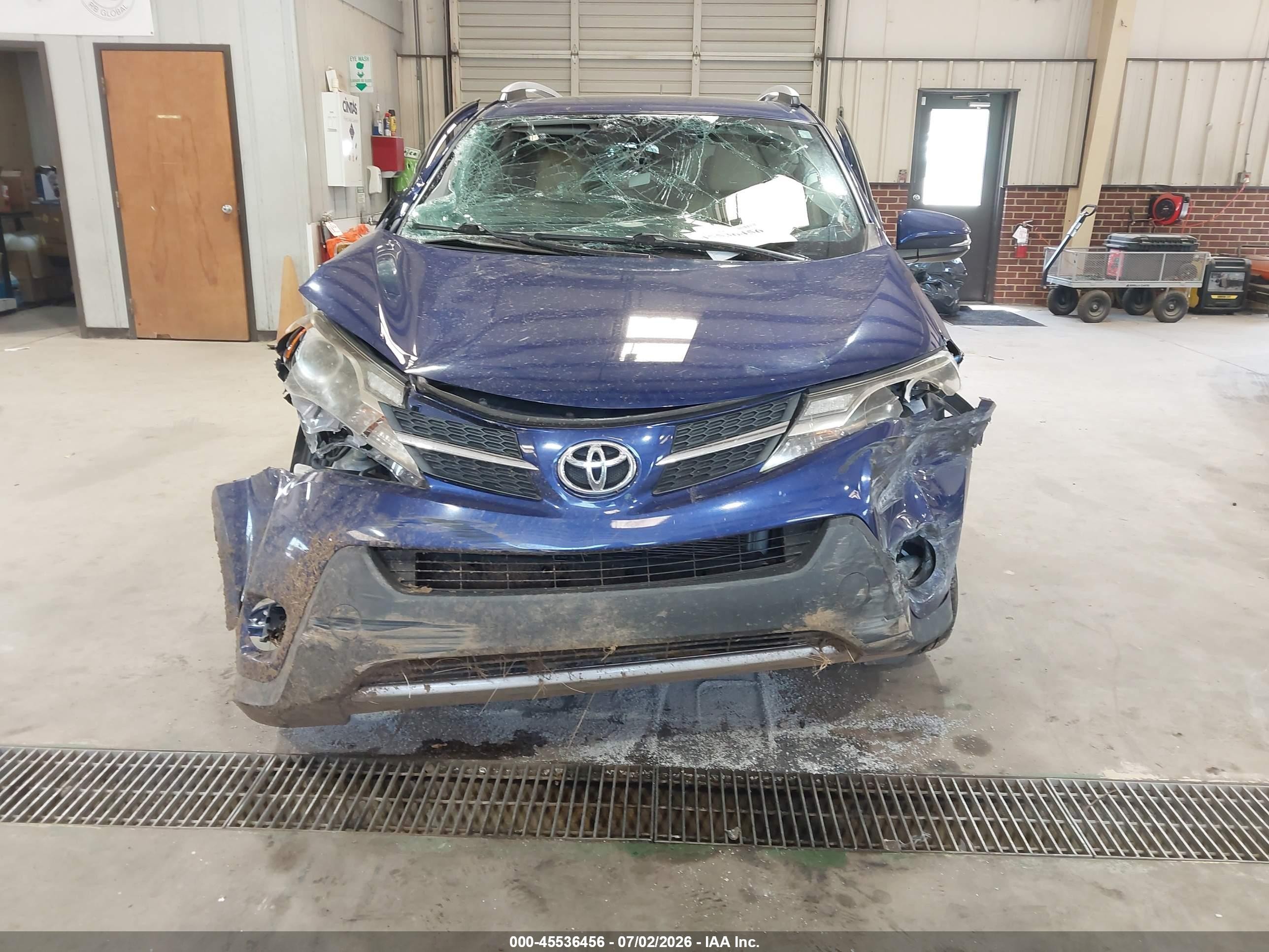 2015 Toyota Rav4 Limited Blue vin: 2T3YFREV9FW222051