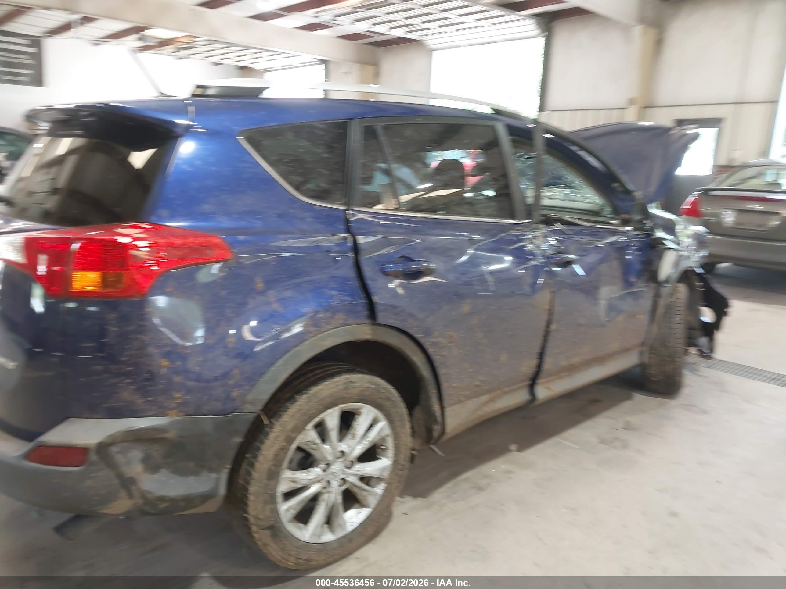 2015 Toyota Rav4 Limited Blue vin: 2T3YFREV9FW222051