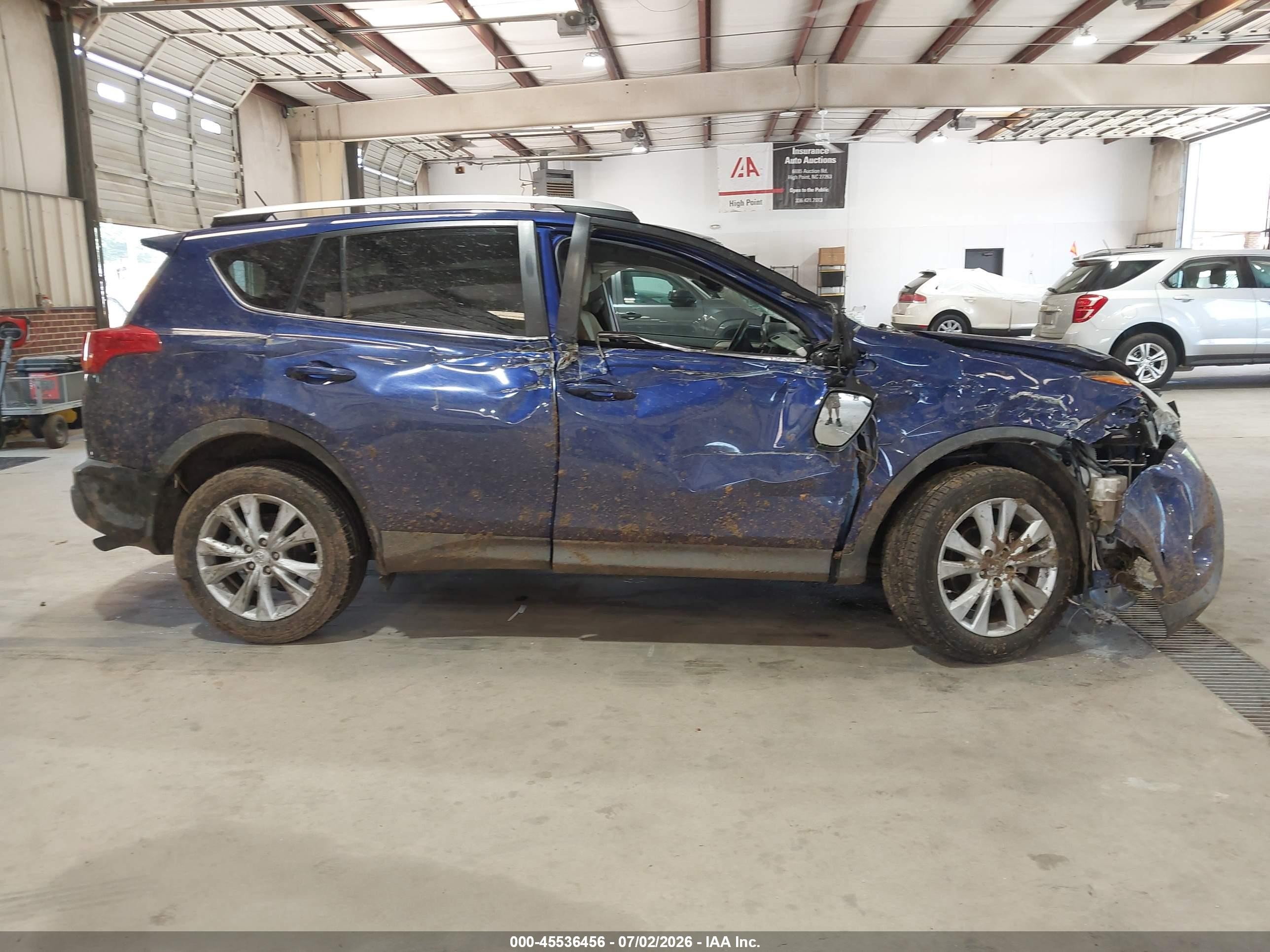 2015 Toyota Rav4 Limited Blue vin: 2T3YFREV9FW222051