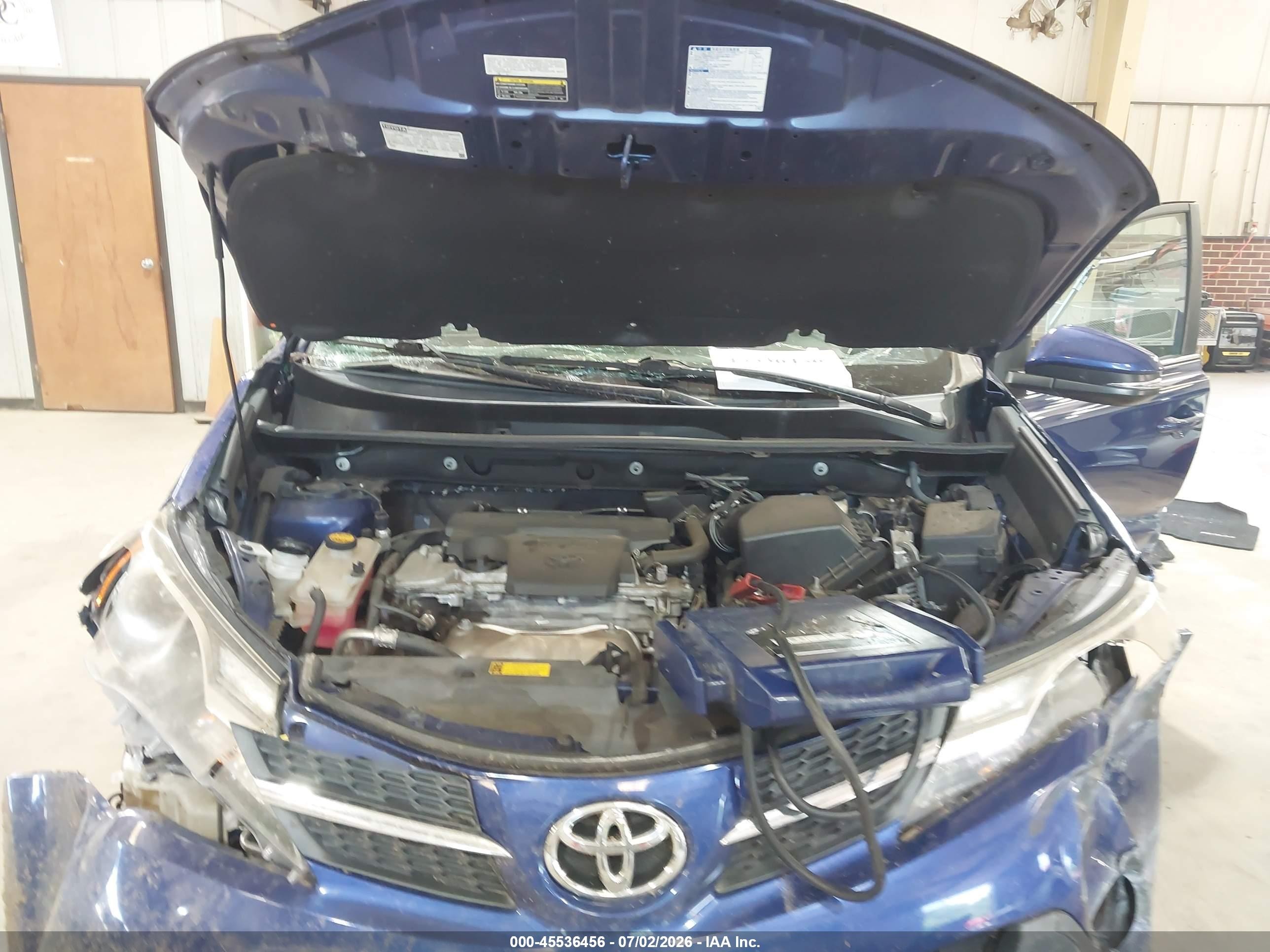 2015 Toyota Rav4 Limited Blue vin: 2T3YFREV9FW222051