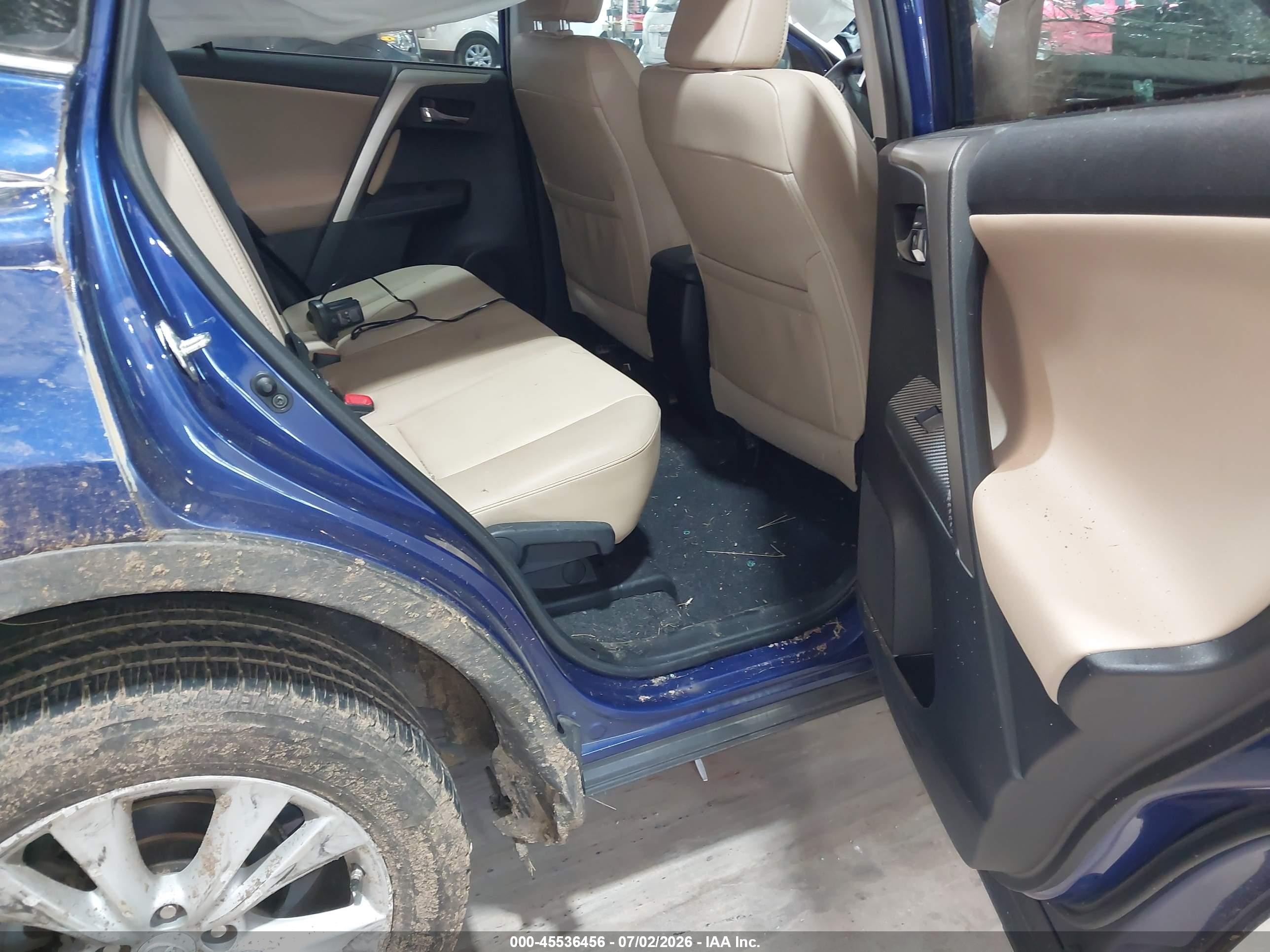 2015 Toyota Rav4 Limited Blue vin: 2T3YFREV9FW222051