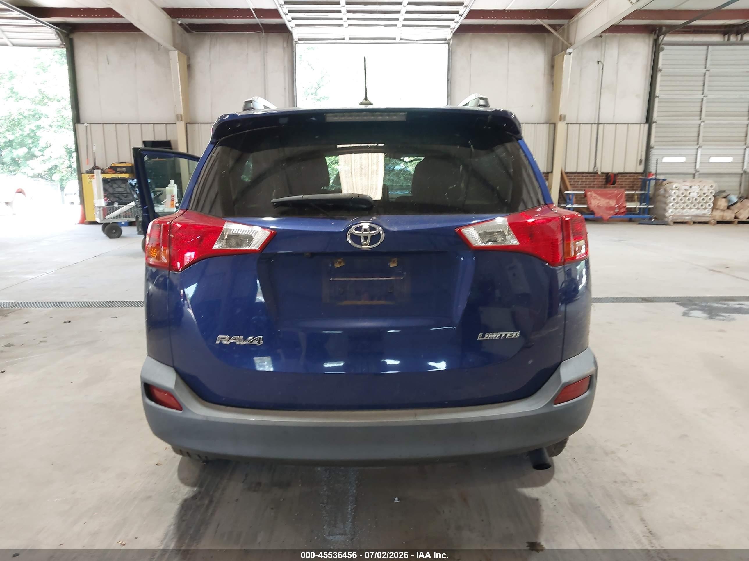 2015 Toyota Rav4 Limited Blue vin: 2T3YFREV9FW222051