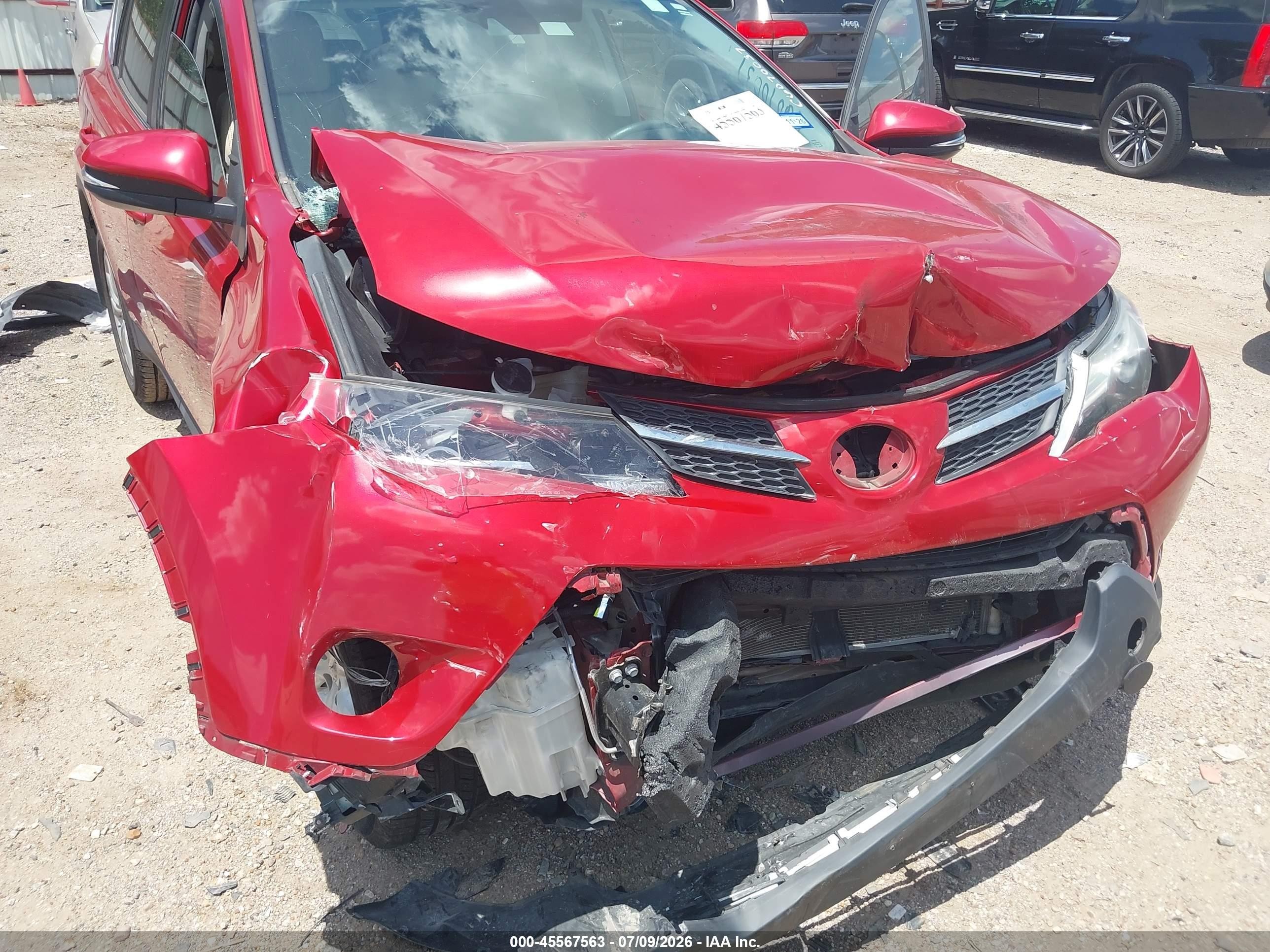2015 Toyota Rav4 Limited Красный vin: 2T3YFREV9FW227301