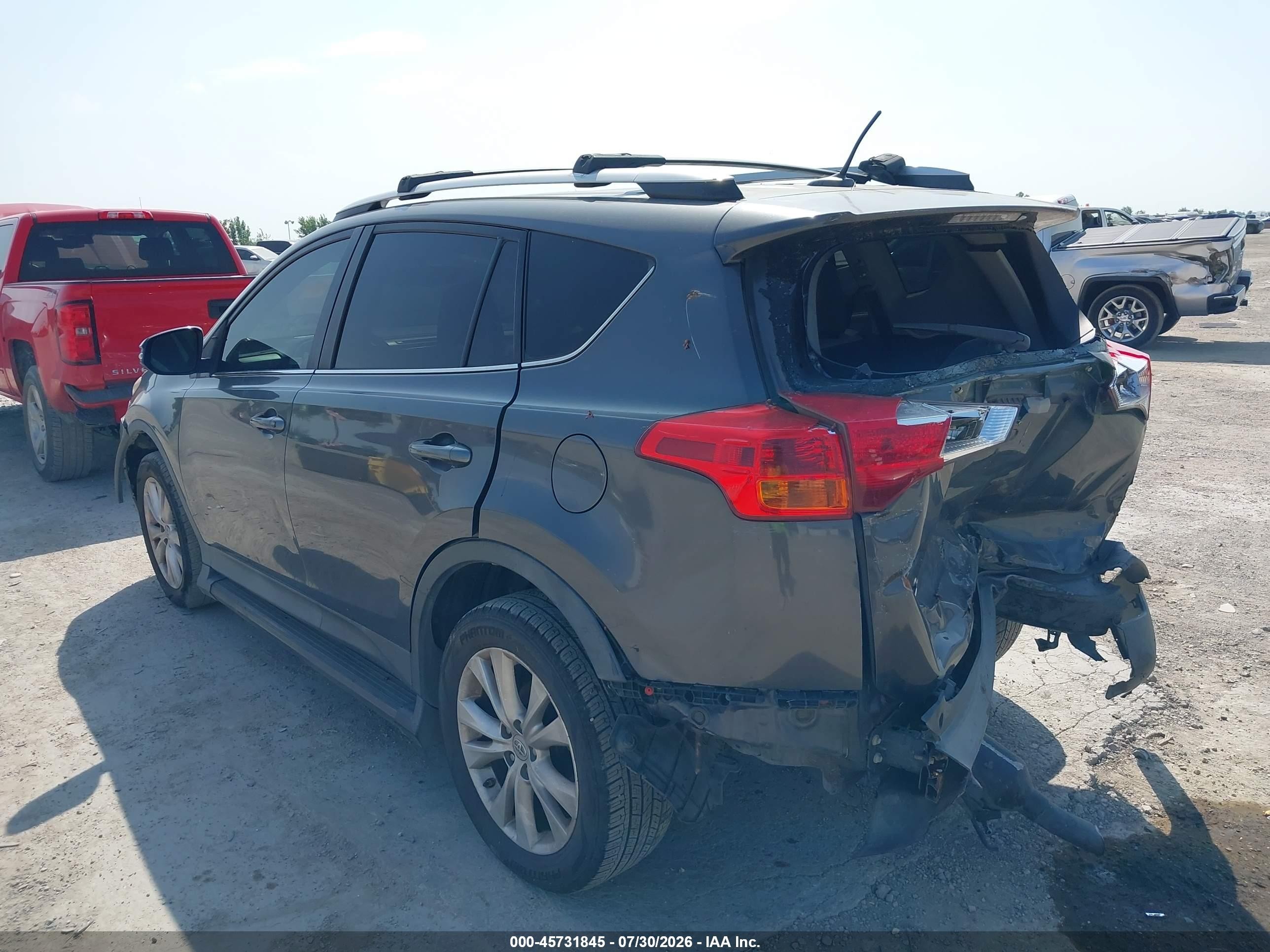 2013 Toyota Rav4 Limited Gray vin: 2T3YFREVXDW015116