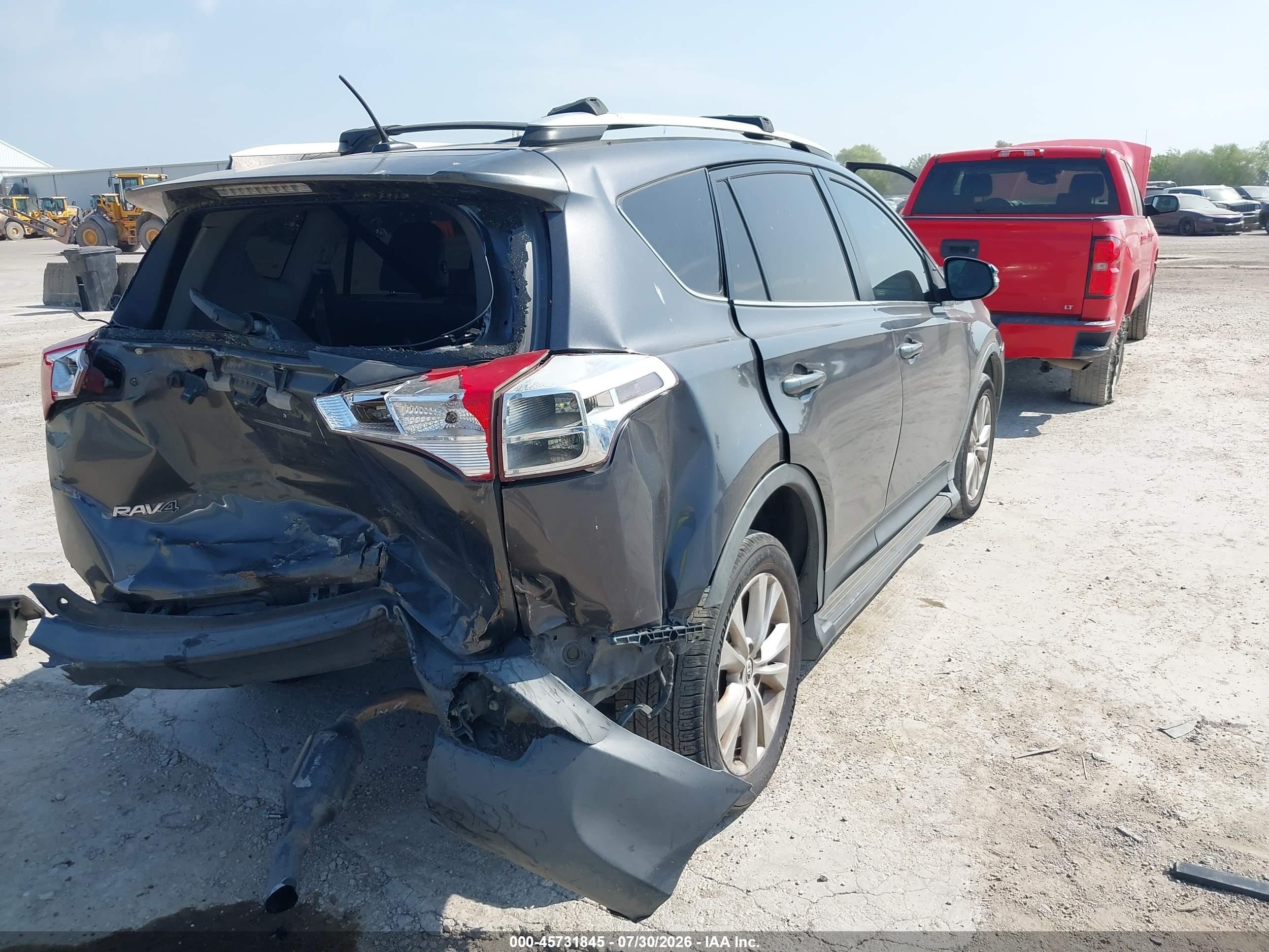2013 Toyota Rav4 Limited Gray vin: 2T3YFREVXDW015116