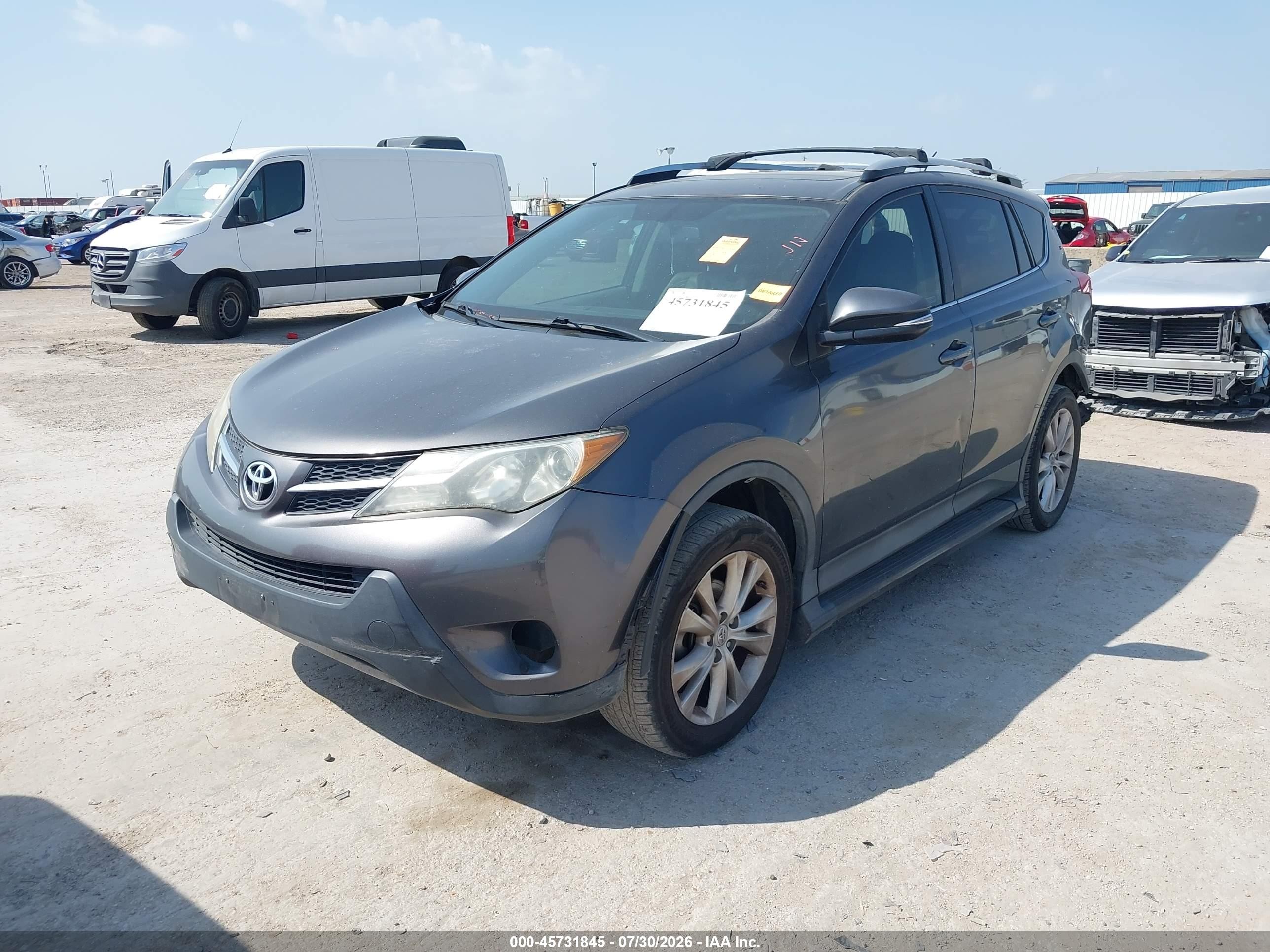 2013 Toyota Rav4 Limited Gray vin: 2T3YFREVXDW015116