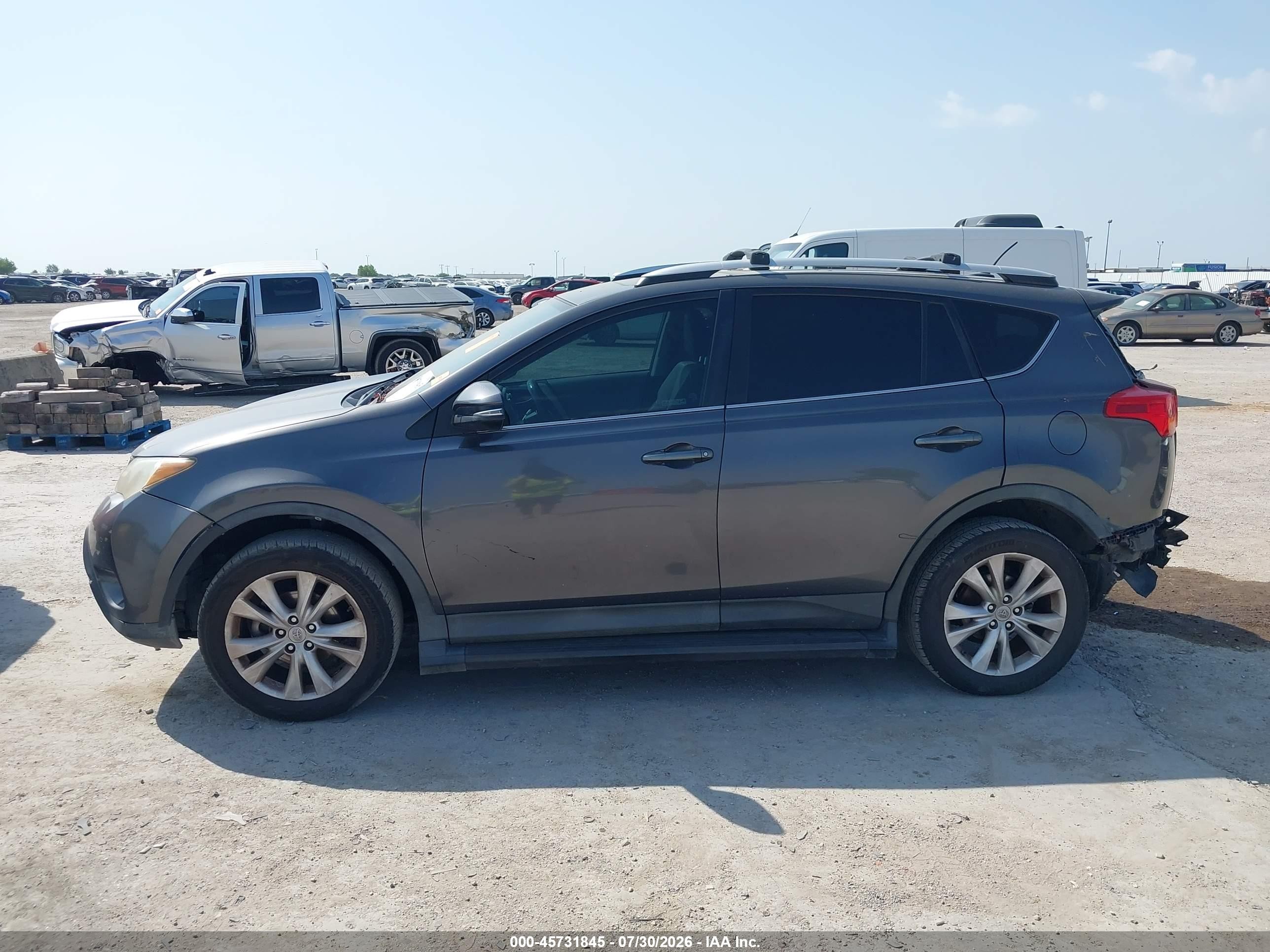 2013 Toyota Rav4 Limited Gray vin: 2T3YFREVXDW015116