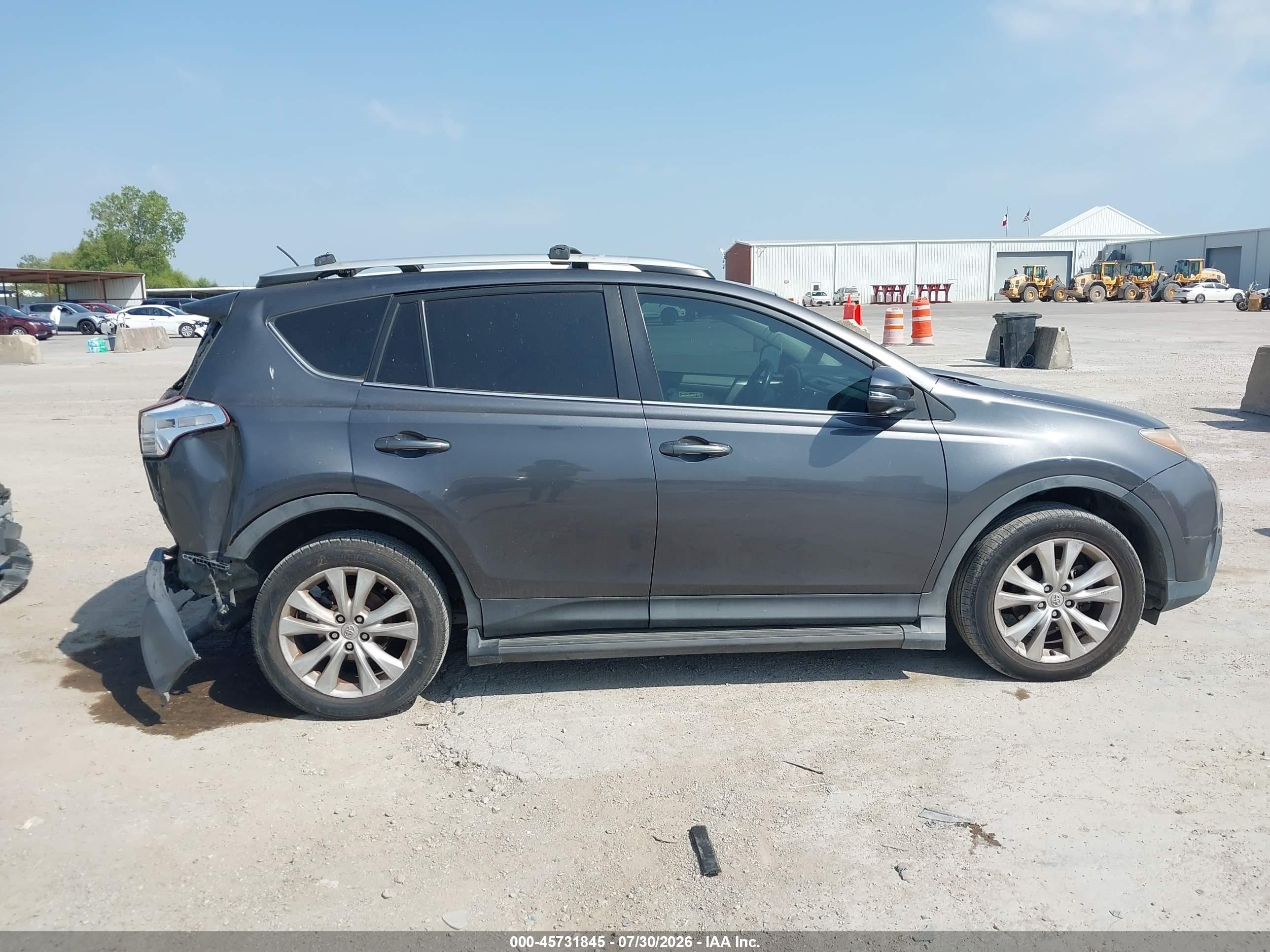 2013 Toyota Rav4 Limited Gray vin: 2T3YFREVXDW015116