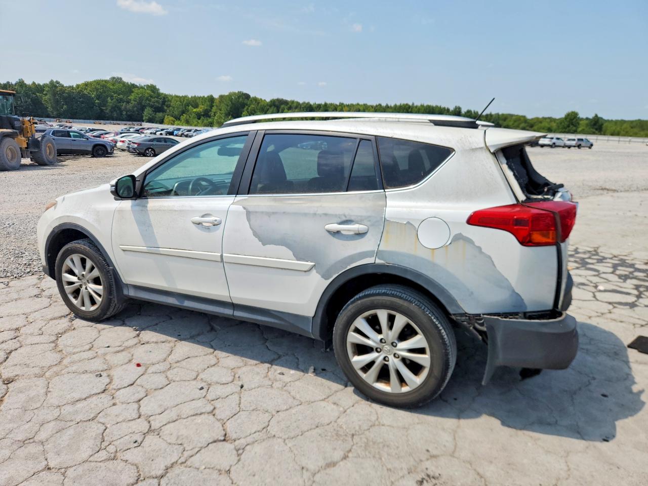 2013 Toyota Rav4 Limited White vin: 2T3YFREVXDW017223