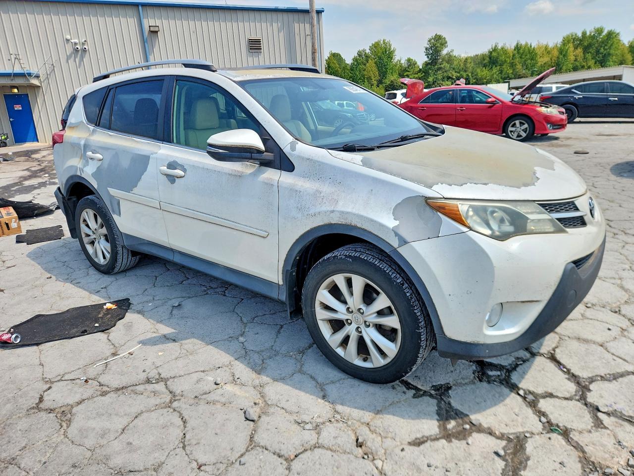2013 Toyota Rav4 Limited White vin: 2T3YFREVXDW017223