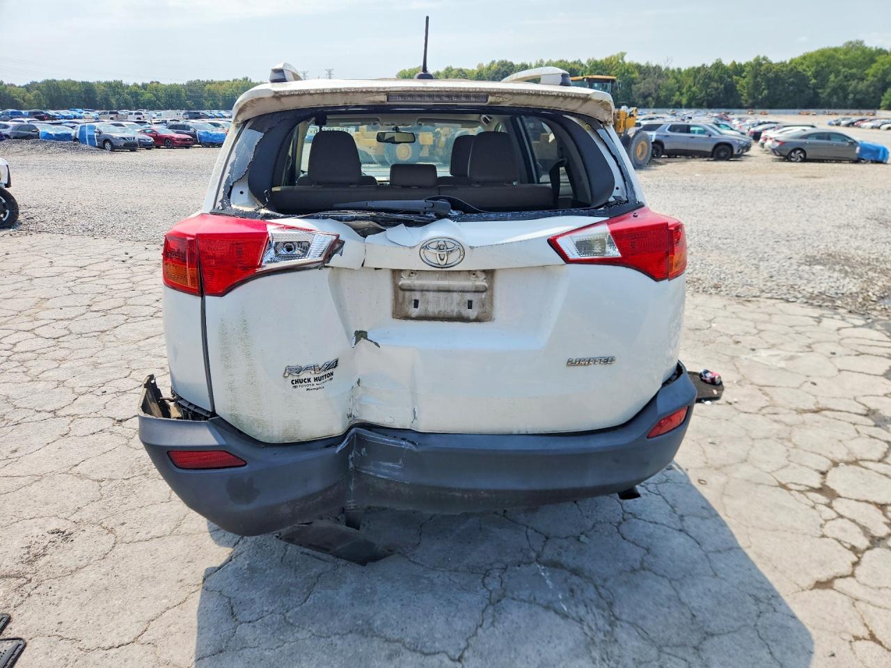 2013 Toyota Rav4 Limited White vin: 2T3YFREVXDW017223