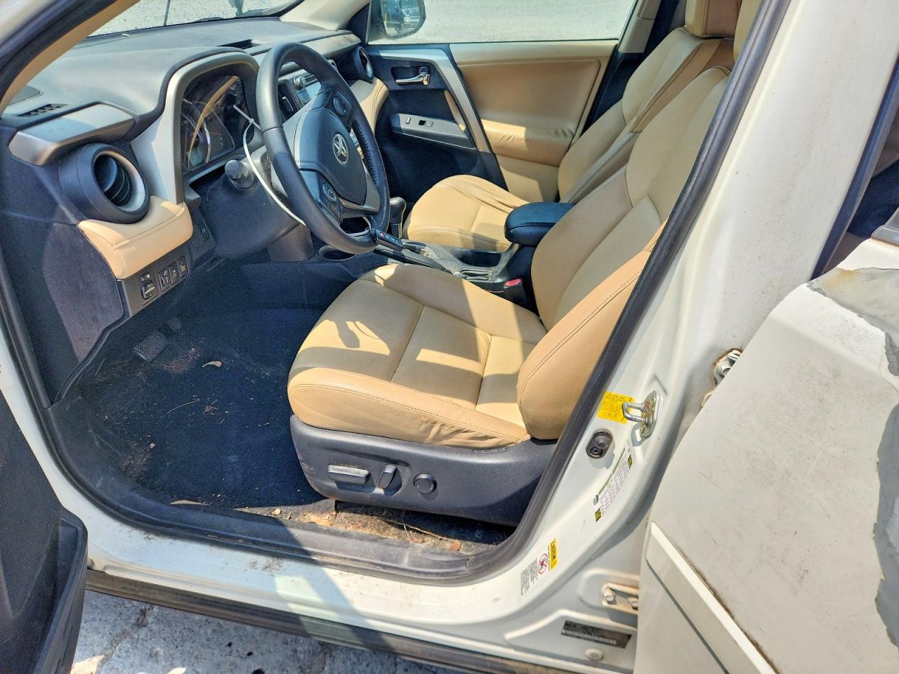 2013 Toyota Rav4 Limited White vin: 2T3YFREVXDW017223