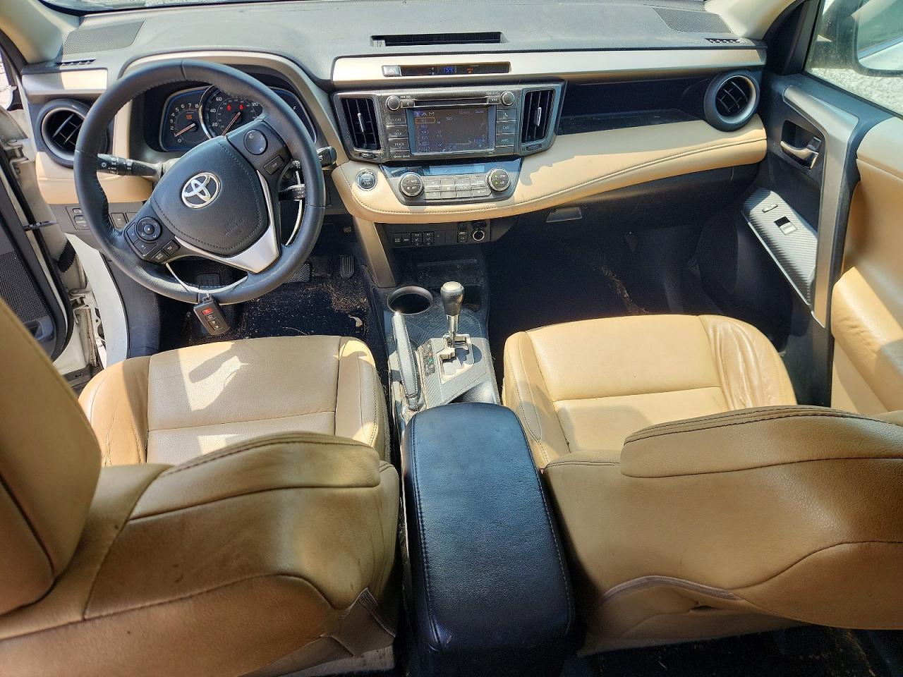 2013 Toyota Rav4 Limited White vin: 2T3YFREVXDW017223