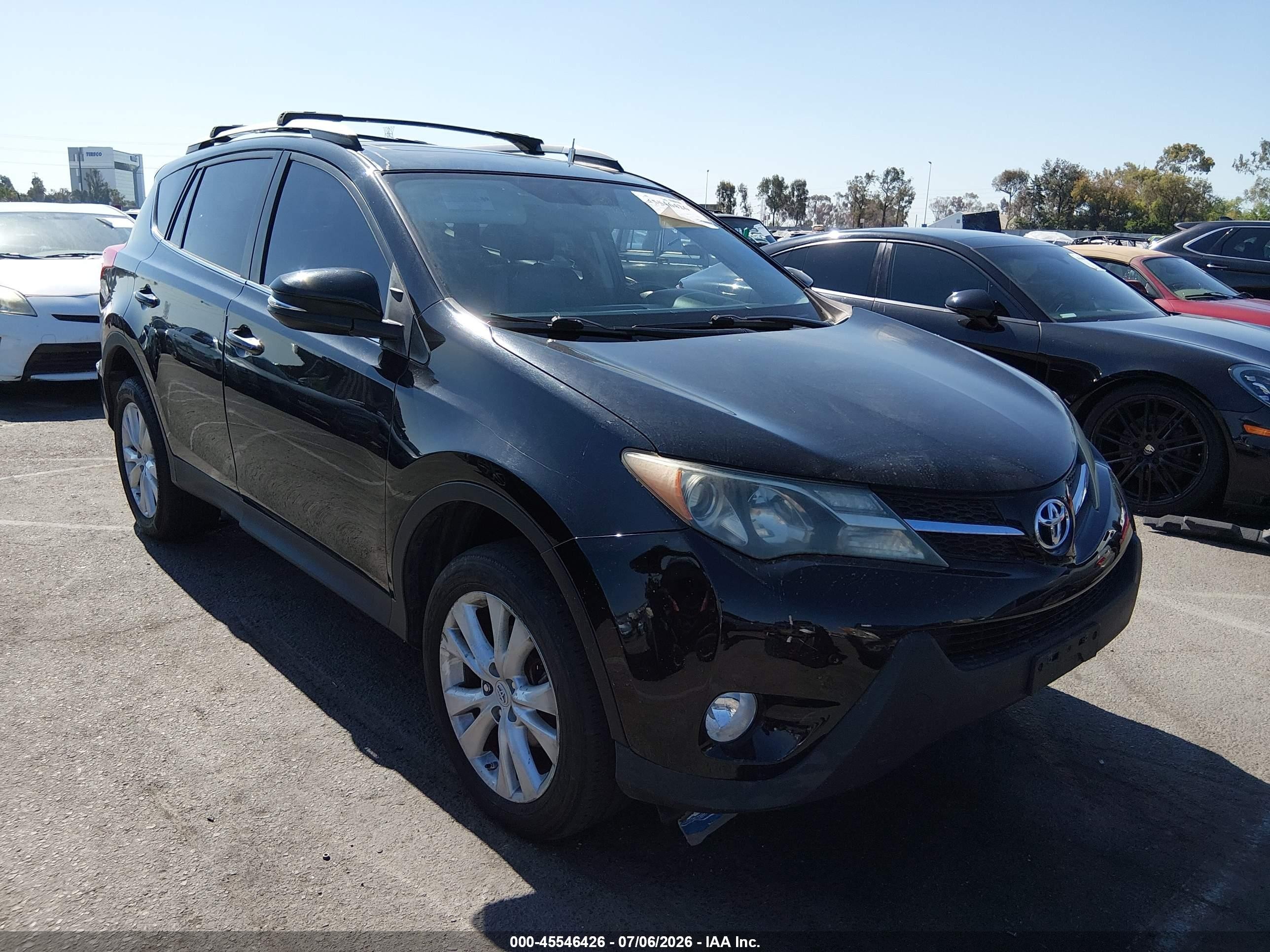 2013 Toyota Rav4 Limited Black vin: 2T3YFREVXDW022857