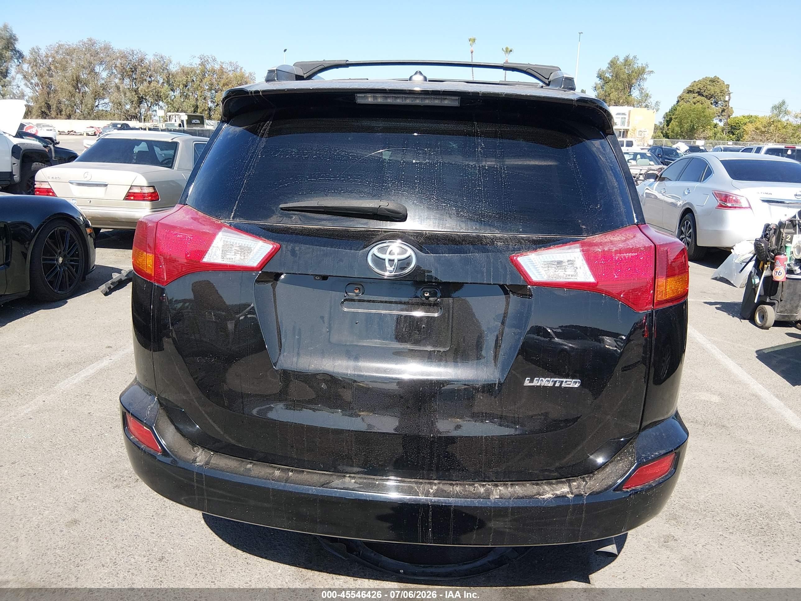 2013 Toyota Rav4 Limited Black vin: 2T3YFREVXDW022857